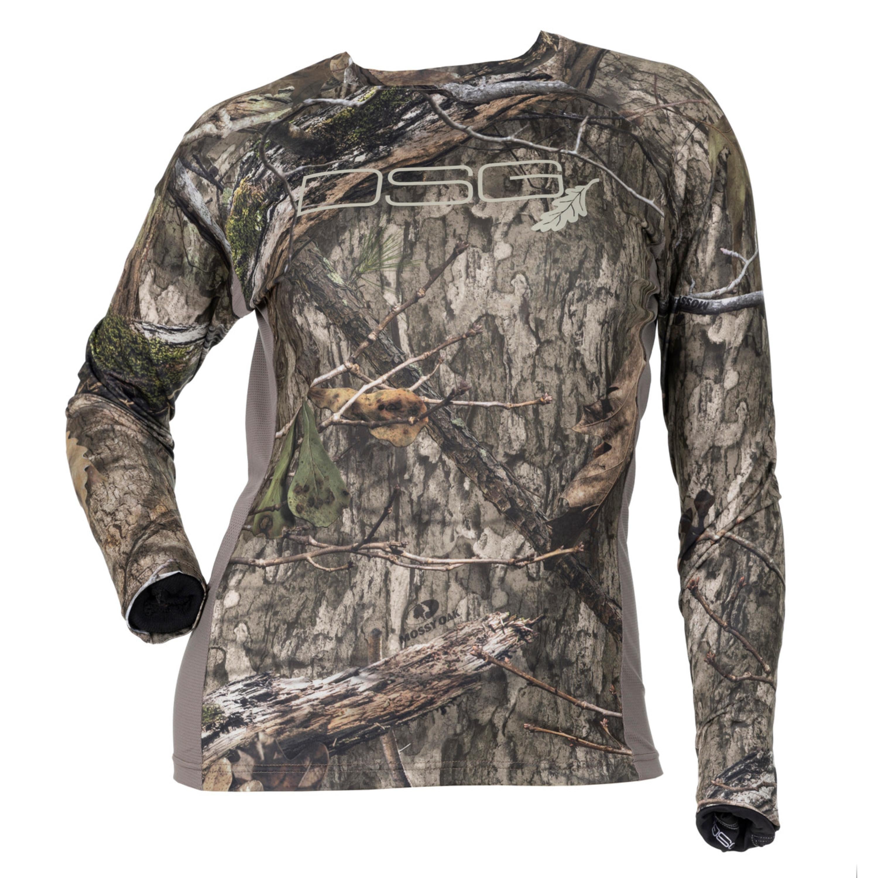 Lightweight long sleeve shirt from DSG OUTERWEAR with UPF 50+ sun protection, shown in a neutral color.