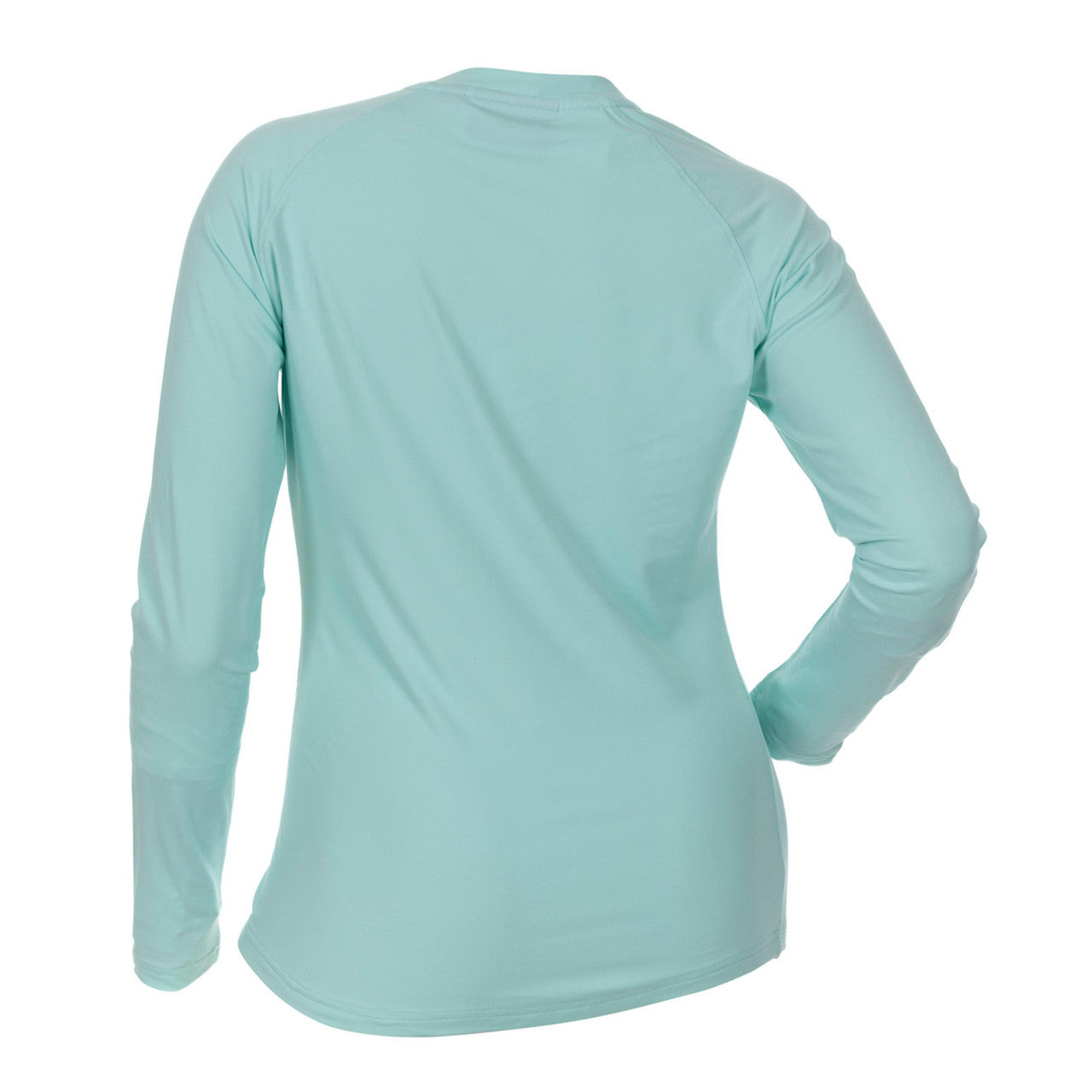 Solid fishing shirt by DSG OUTERWEAR with UPF 50+ protection, featuring long sleeves and a comfortable fit for outdoor fishing.