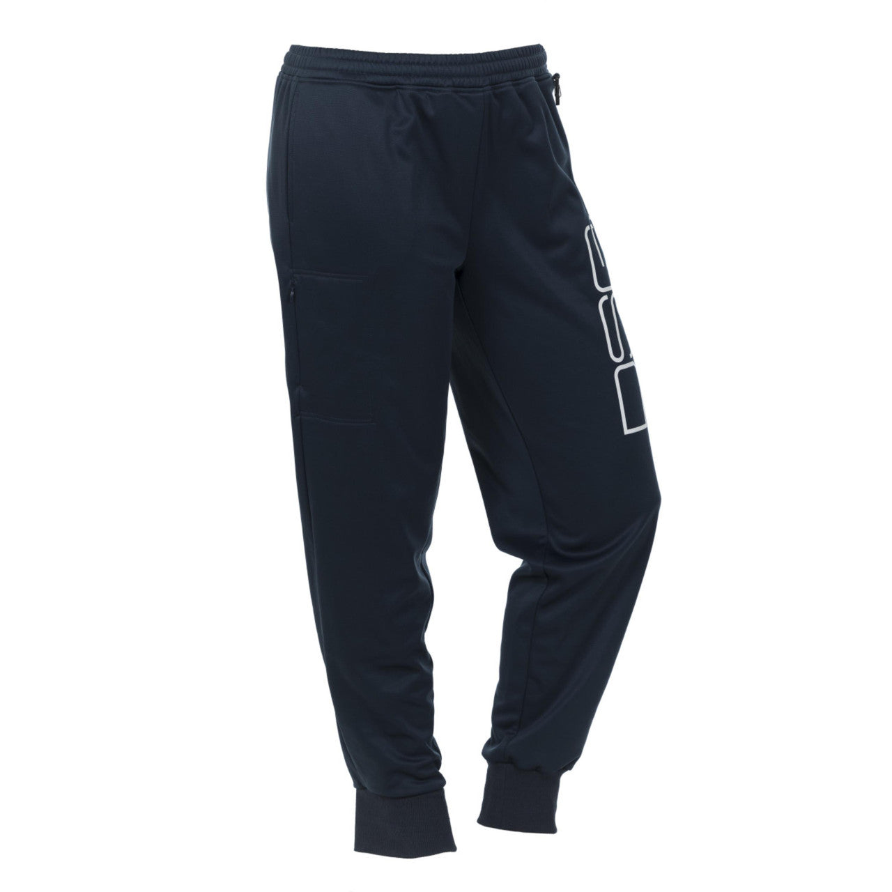 Gray Kenzie Sweatpants by DSG OUTERWEAR, featuring a relaxed fit and soft fabric, shown flat on a surface.