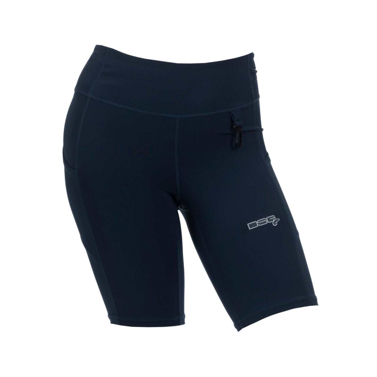 High waisted boat shorts by DSG OUTERWEAR with UPF 50+ sun protection, featuring a relaxed fit and lightweight fabric.