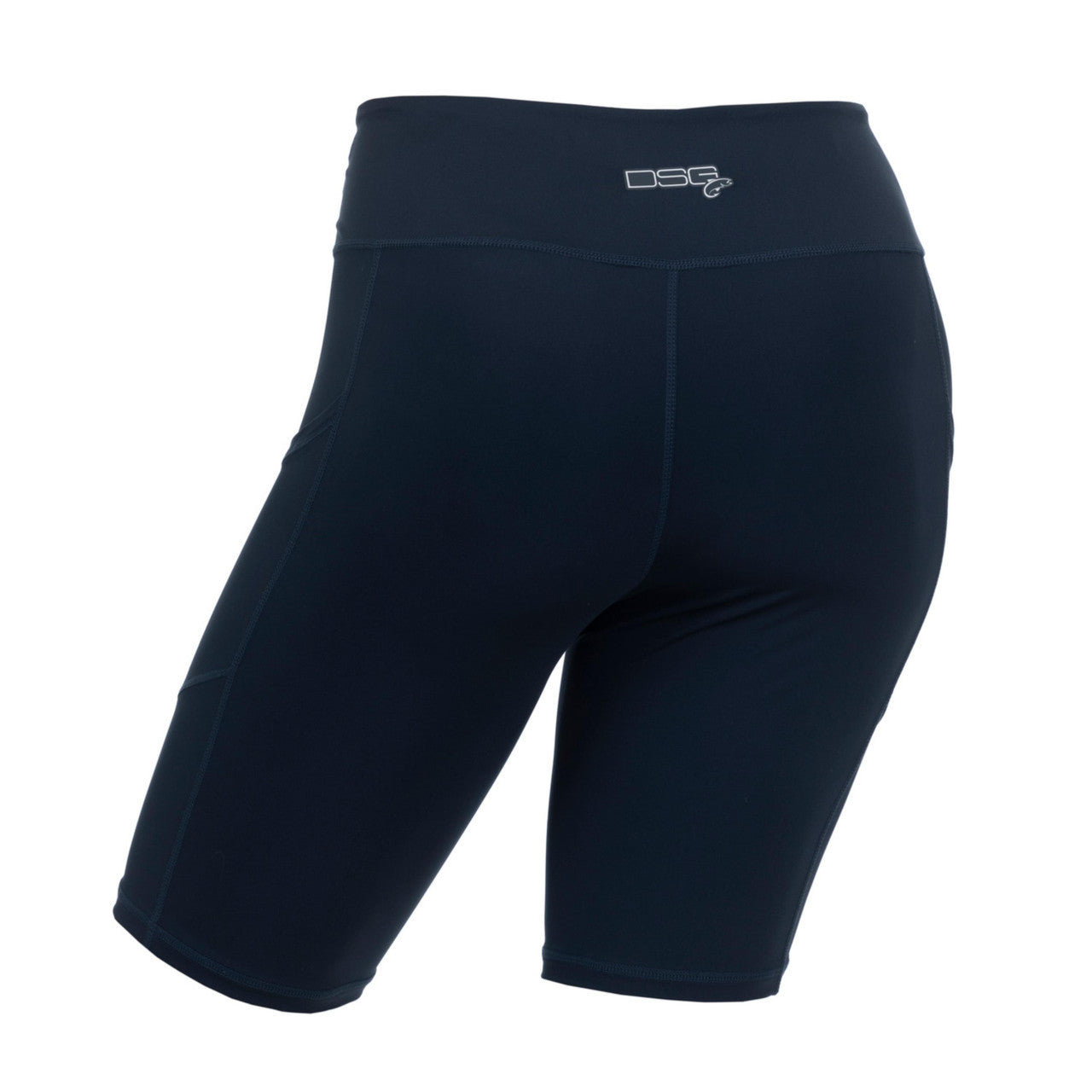 High waisted boat shorts by DSG OUTERWEAR with UPF 50+ sun protection, featuring a relaxed fit and lightweight fabric.
