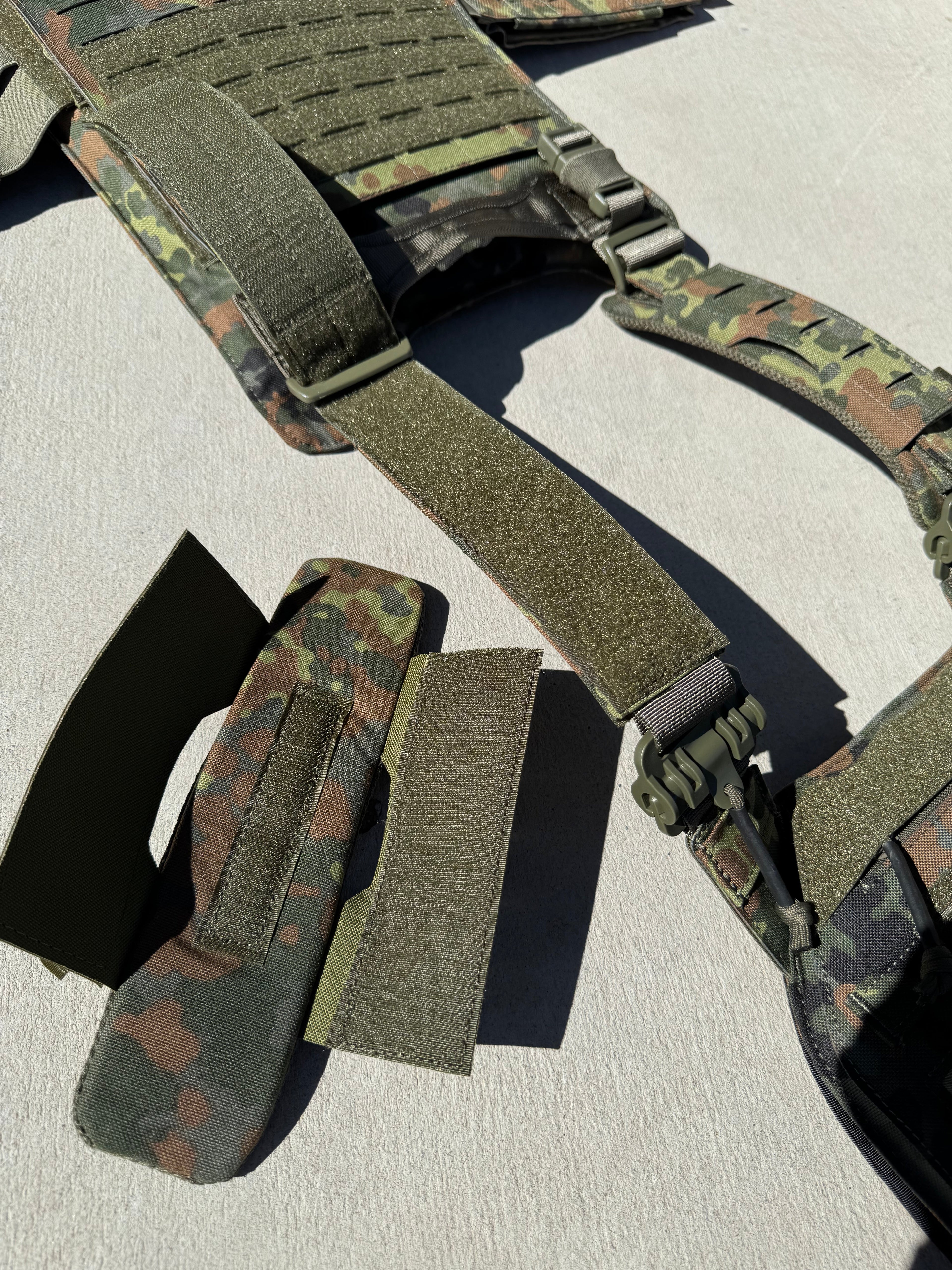 Redemption Tactical Crusader 2.0 V4 plate carrier vest with adjustable straps and MOLLE webbing for tactical gear.