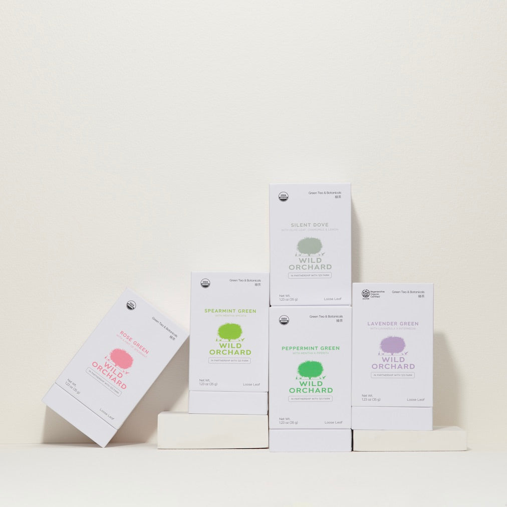 Peppermint Green - Organic Loose Leaf Green Tea - We The Collective