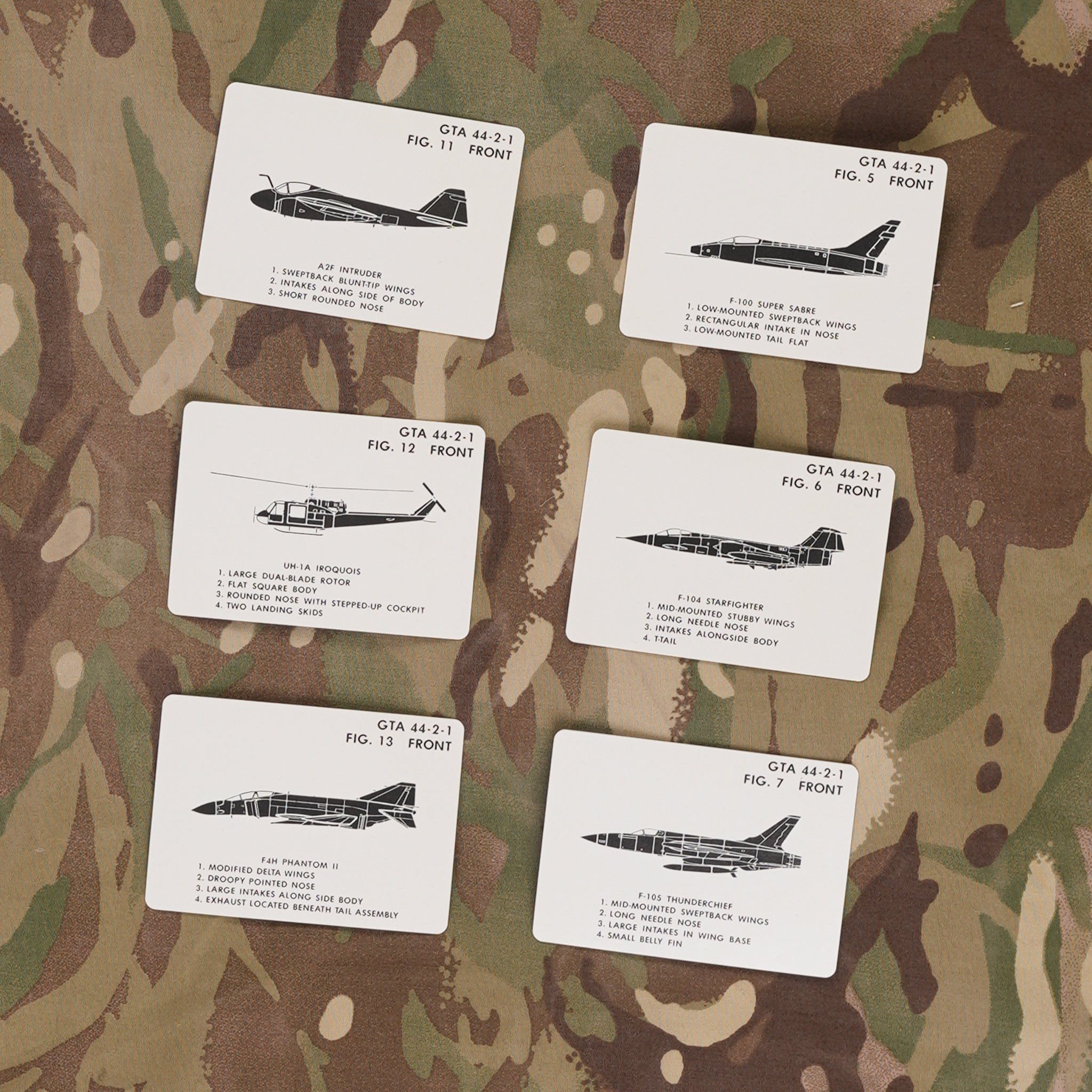 Vintage Aircraft Recognition Card Deck - We The Collective