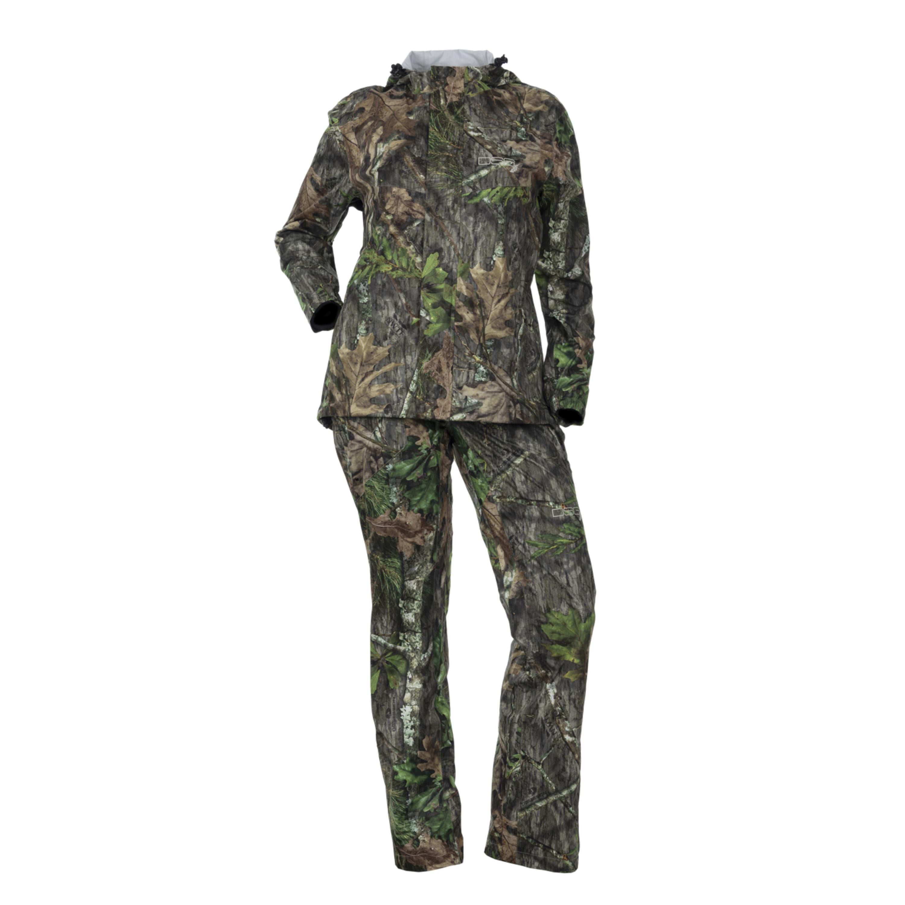 DSG OUTERWEAR Nova Rain Pant in waterproof fabric, shown with adjustable waistband and sealed seams for outdoor rain protection.