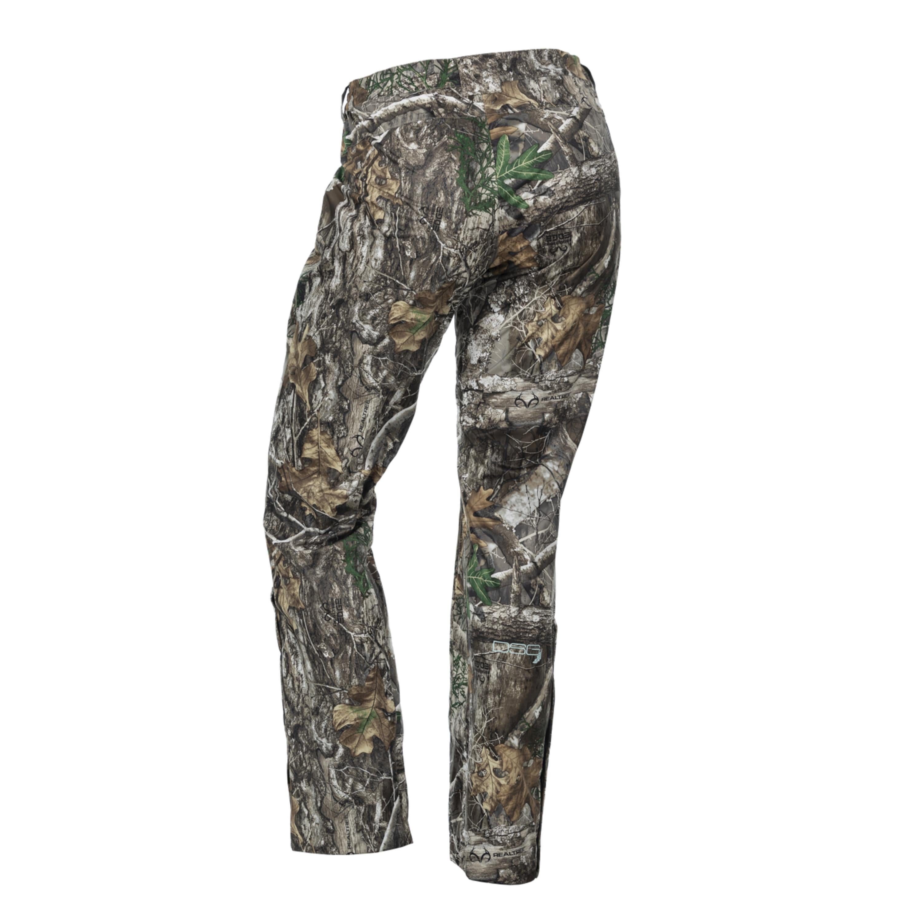 DSG OUTERWEAR Nova Rain Pant in black, waterproof outdoor pants with adjustable waist and tapered legs for outdoor activities.