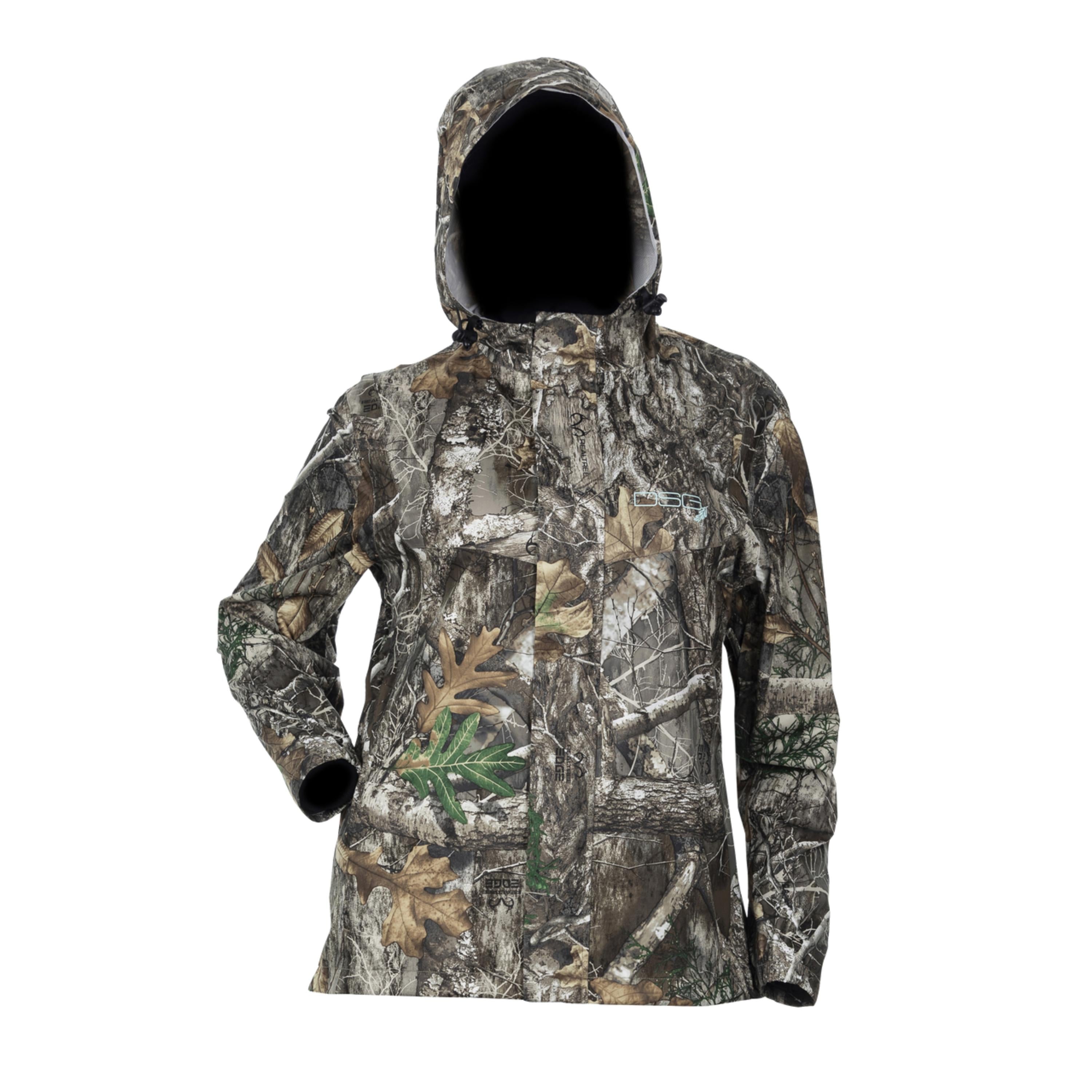DSG OUTERWEAR Nova rain jacket in waterproof fabric, with hood and front zipper, designed for outdoor protection and style.
