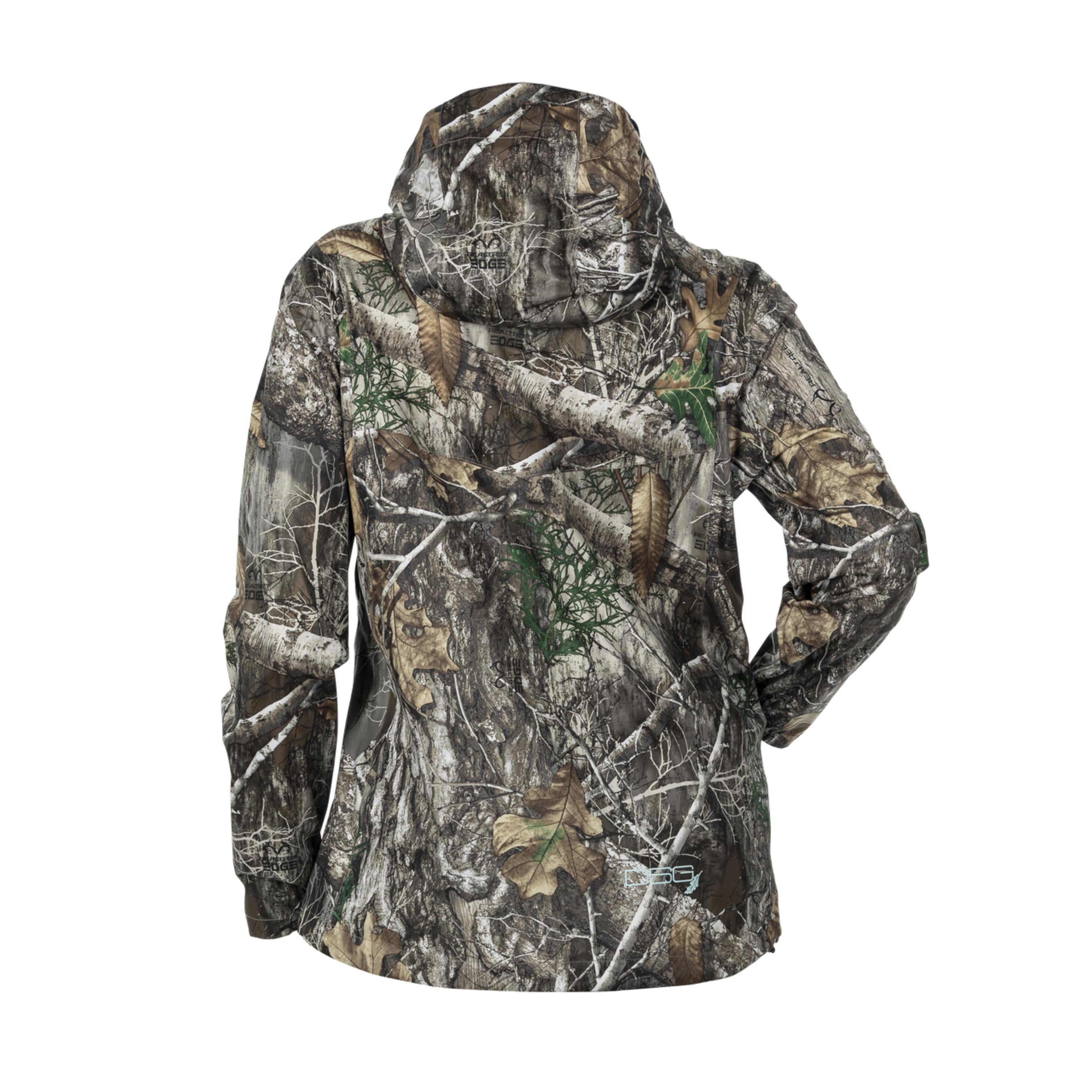 DSG OUTERWEAR Nova rain jacket in waterproof fabric, shown in a sleek, modern design with a hood and zip closure.