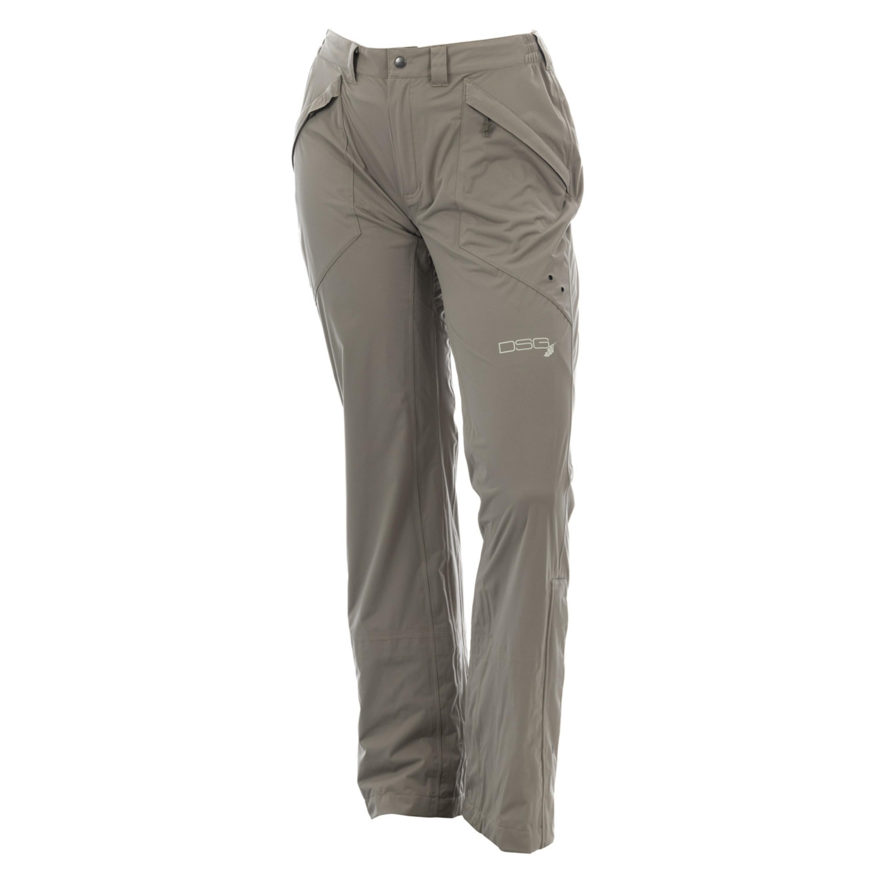DSG OUTERWEAR Nova Rain Pant in black, waterproof rain pants with adjustable waist and tapered fit for outdoor protection.