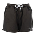 DSG OUTERWEAR Sarah Sweat Short shown in black, casual athletic shorts with elastic waistband and relaxed fit.