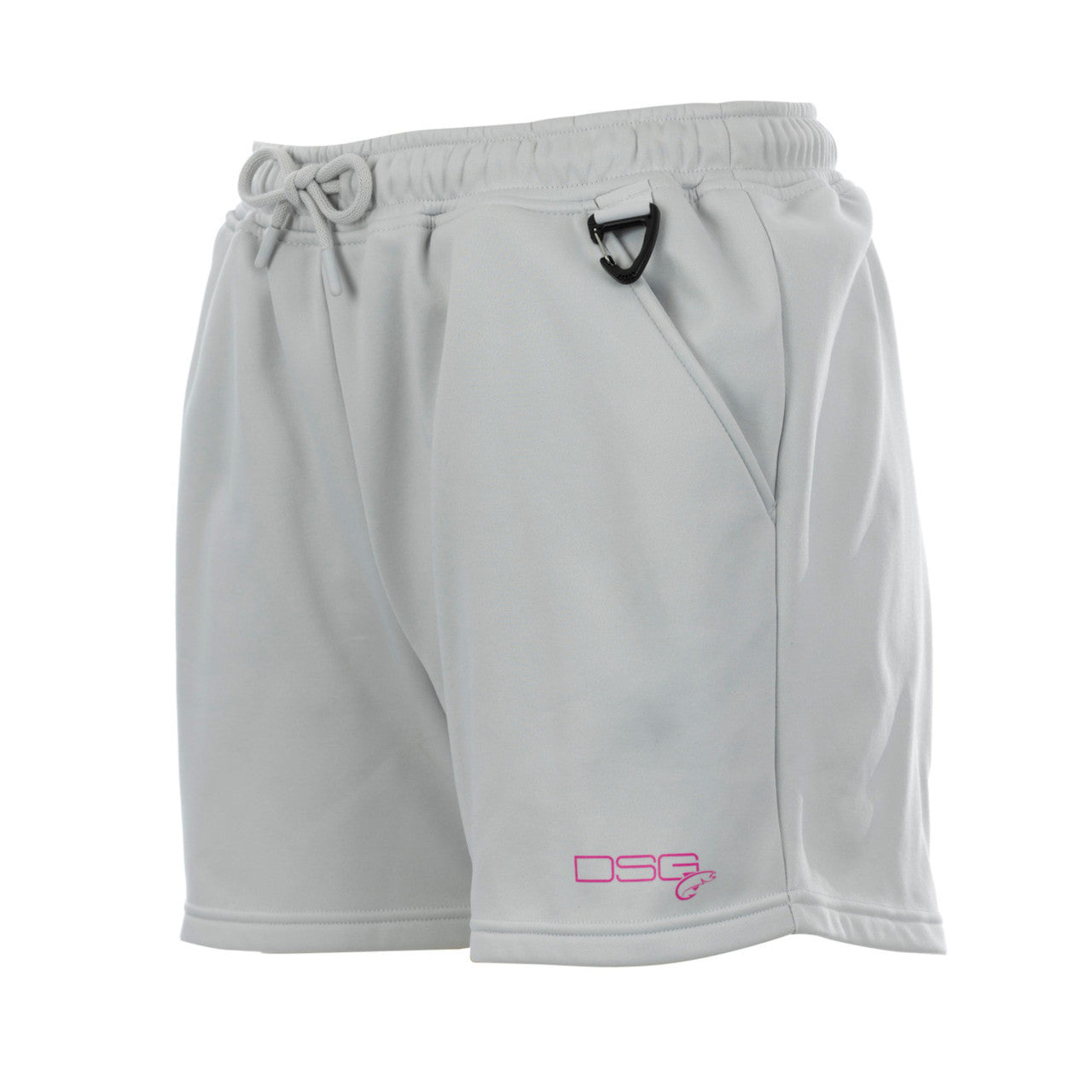 DSG OUTERWEAR Sarah Sweat Short in charcoal, casual fleece shorts with elastic waistband and relaxed fit, suitable for everyday wear.