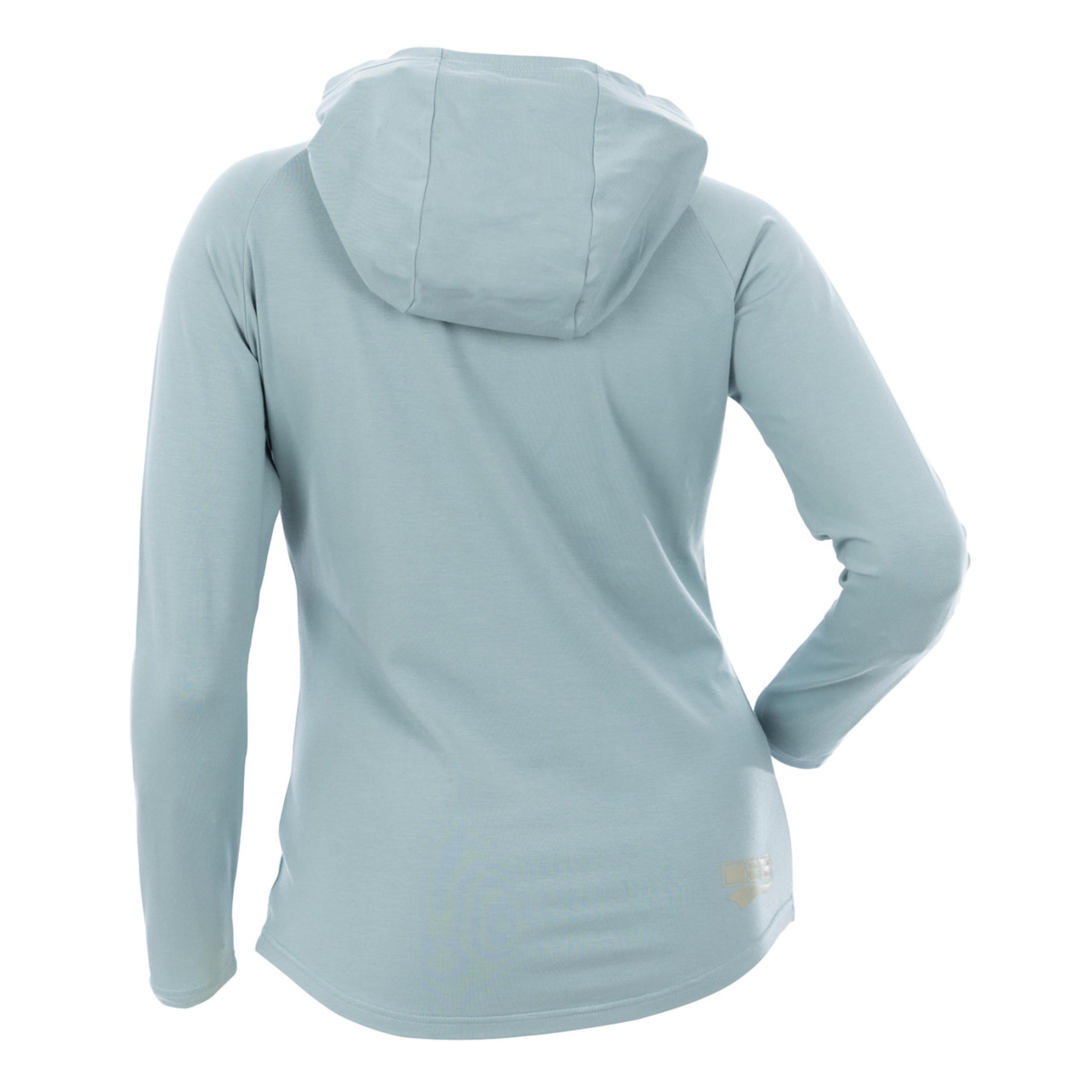 Bamboo hooded shirt by DSG OUTERWEAR featuring UPF 30+ sun protection, shown in a casual, relaxed fit.