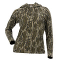 Bamboo hooded shirt by DSG OUTERWEAR with UPF 30+ sun protection, featuring a relaxed fit and soft bamboo fabric.