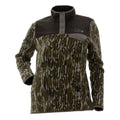 Gianna 2.0 Mossy Oak Bottomland Original pullover by DSG Outerwear, featuring camouflage pattern and comfortable fleece material