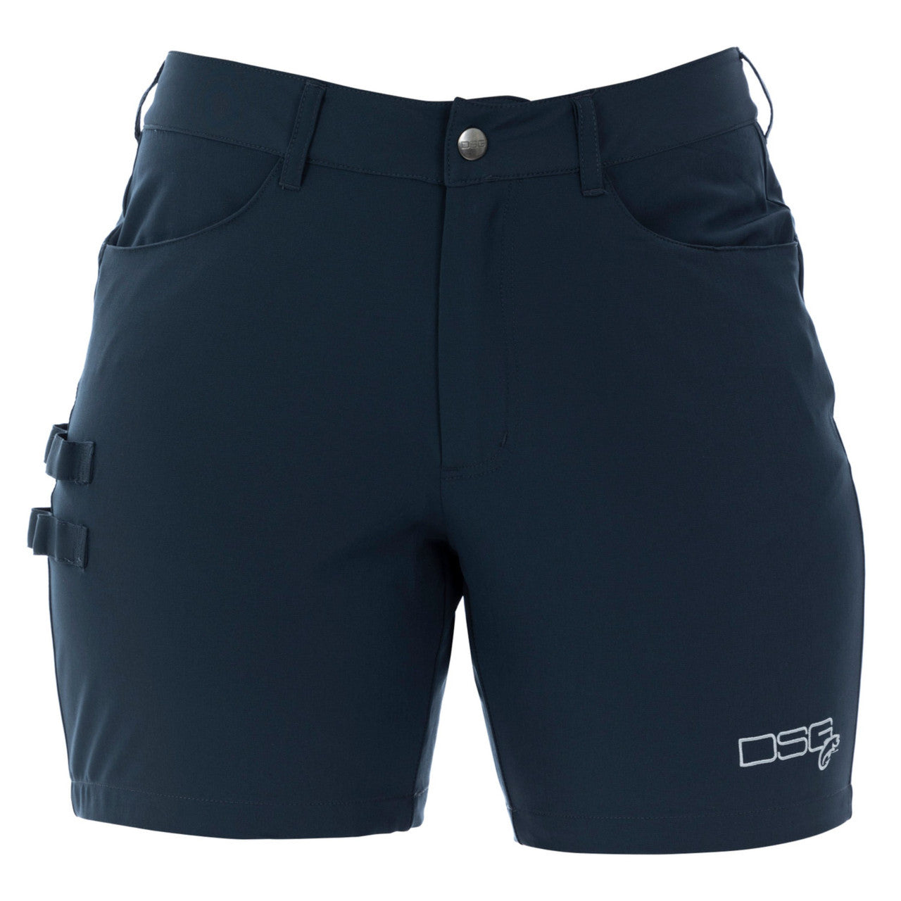 DSG OUTERWEAR Jolene Dock Shorts with UPF 50+ sun protection, lightweight fabric, and casual fit, shown in a neutral color.