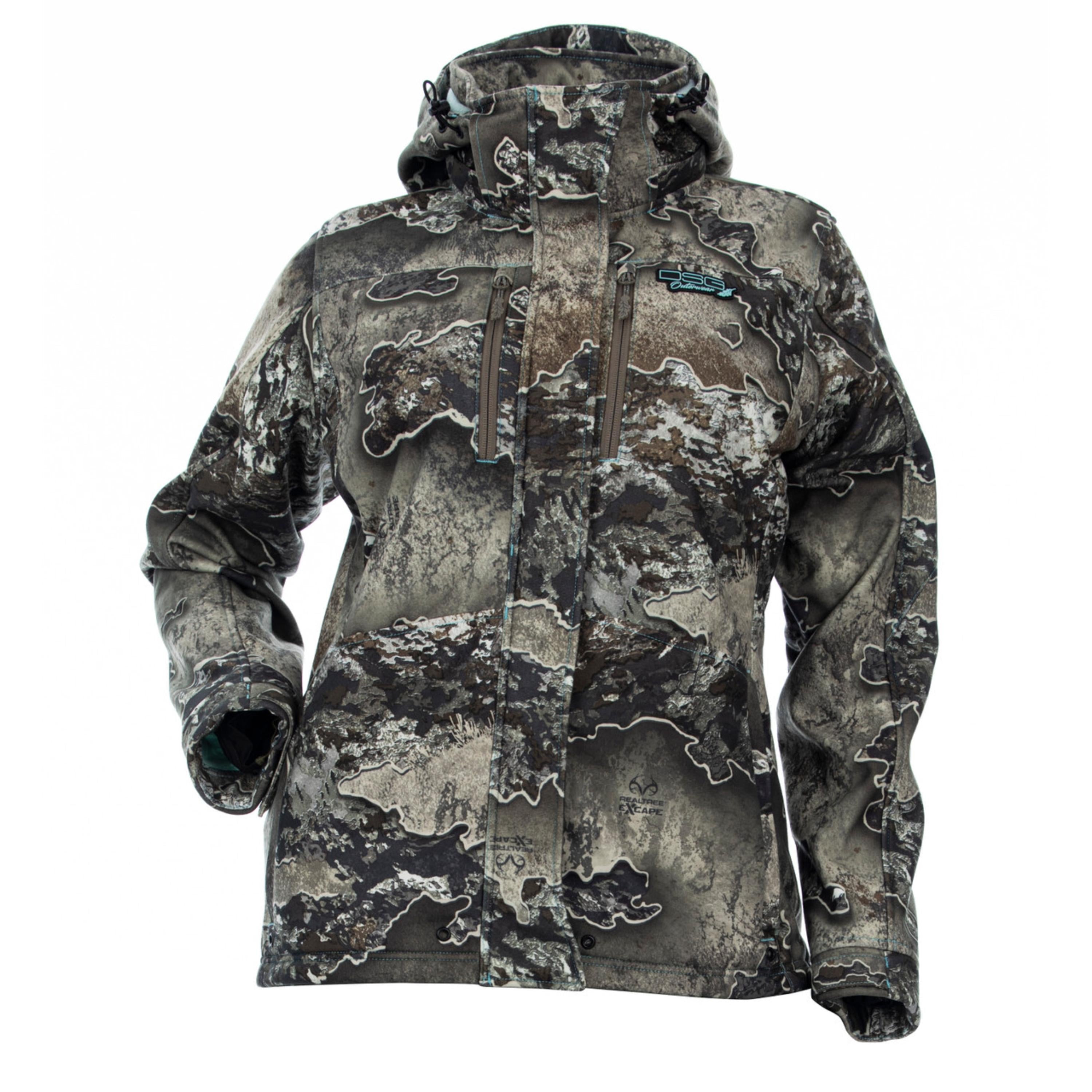DSG OUTERWEAR Ava 3.0 jacket in black, featuring a stylish hood and zipper details, suitable for outdoor wear.