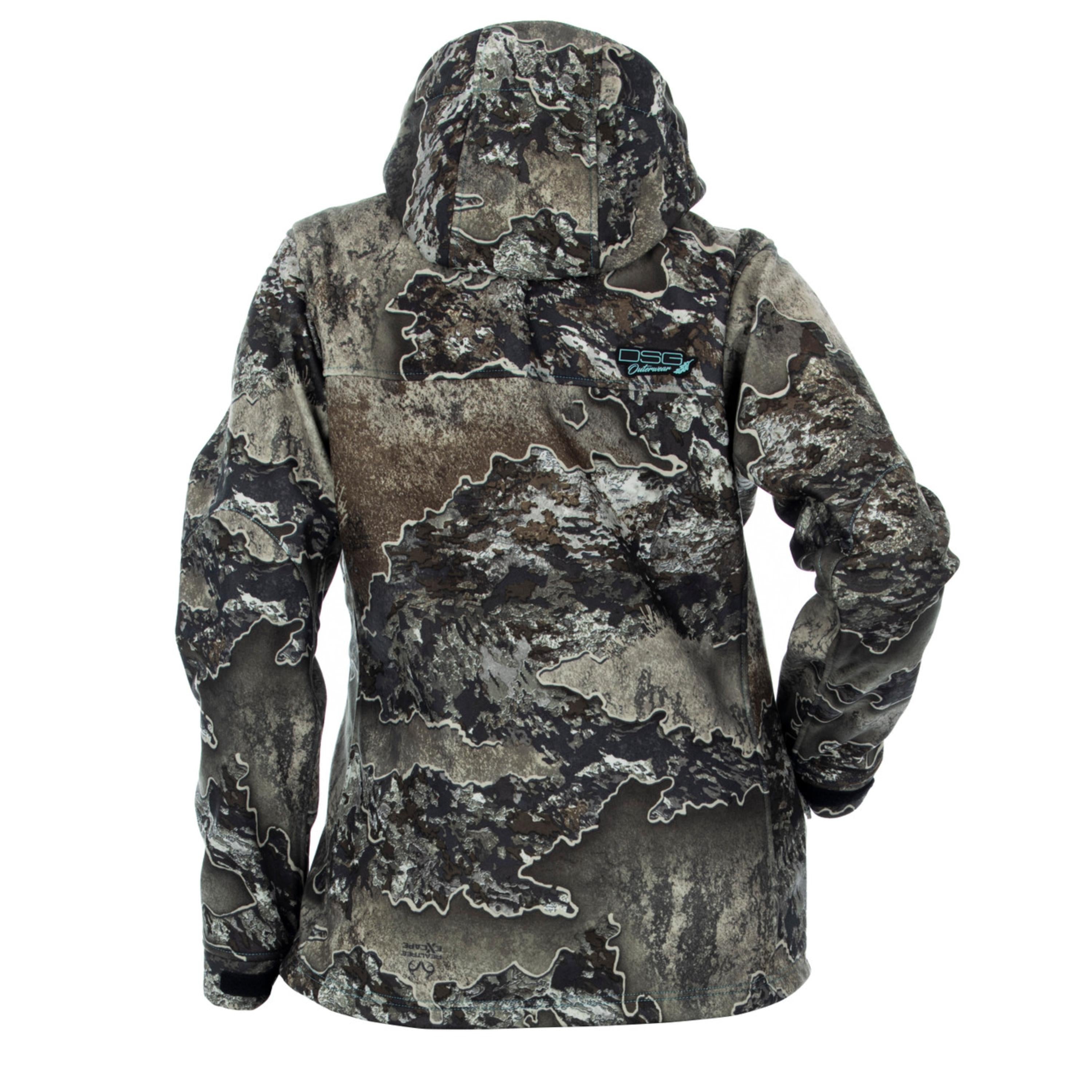 DSG OUTERWEAR Ava 3.0 jacket in black, featuring a zip-up front and stylish design, shown on a model.