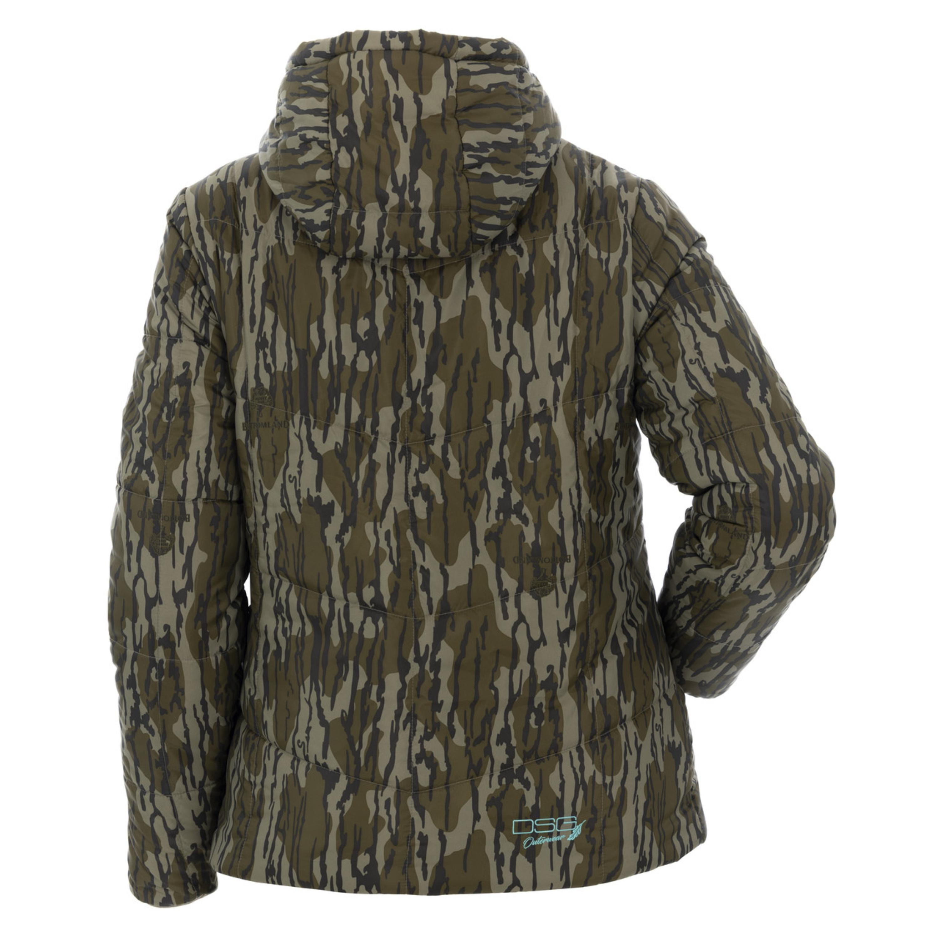 Reversible puffer jacket by DSG OUTERWEAR featuring quilted design and two-tone color options.