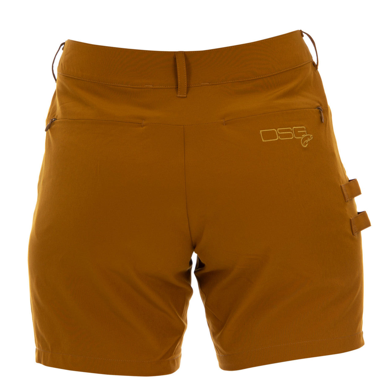 DSG OUTERWEAR Jolene Dock Short with UPF 50+ in navy, featuring a casual fit and adjustable waistband on a model.