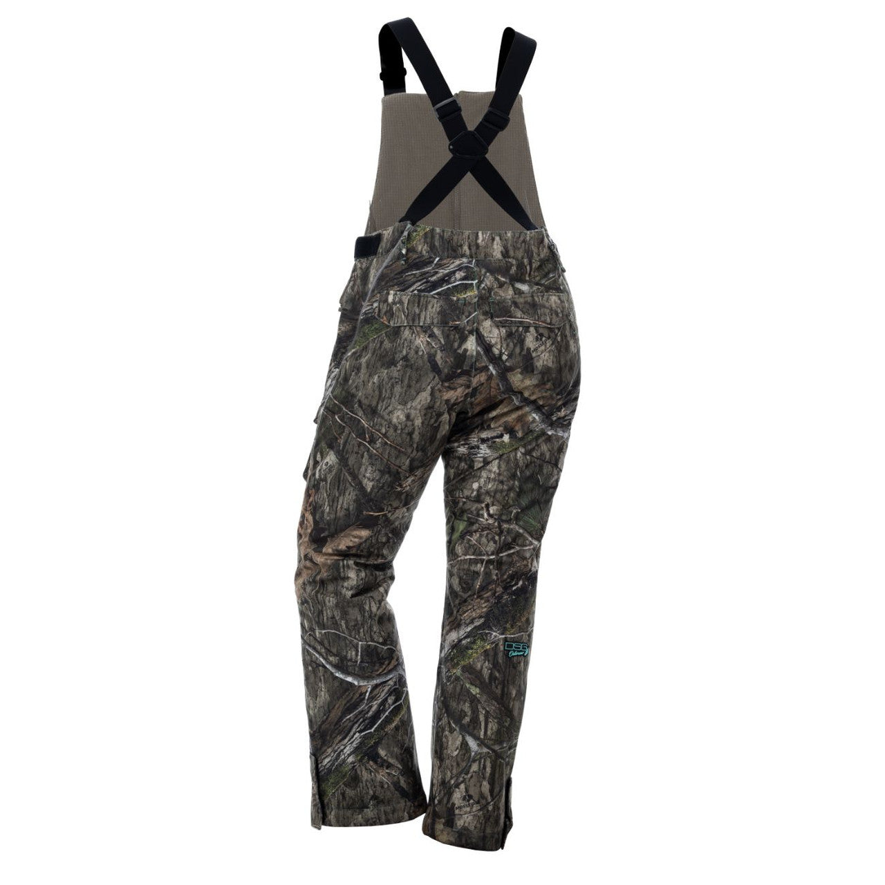 DSG OUTERWEAR Kylie 5.0 Bibs and Pants in black, featuring adjustable straps and insulated design for outdoor winter wear.