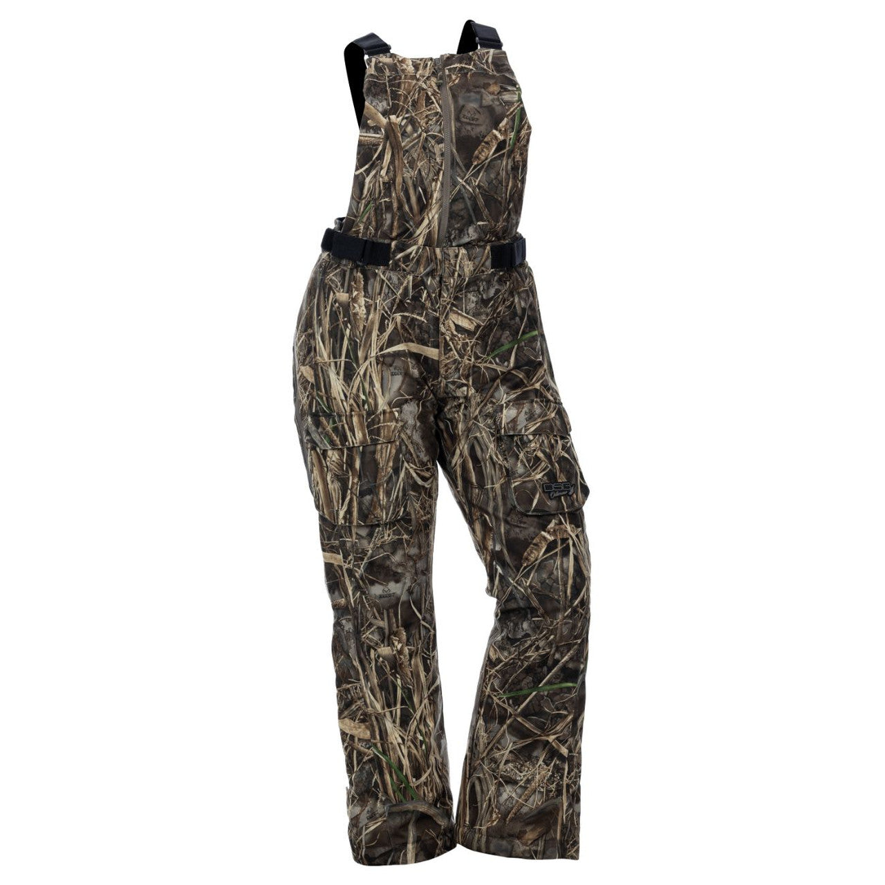 Kylie 5.0 Bibs by DSG OUTERWEAR, insulated waterproof bib pants with adjustable straps and reinforced knees for outdoor activities.
