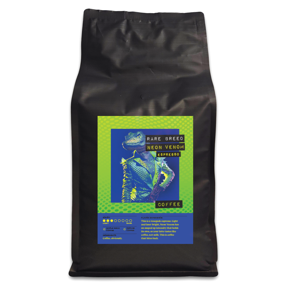 Bulk Espresso Whole Bean Coffee, Neon Venom, 5lb Bag - OVERLANDERS Outfitter
