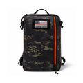 Recycled Firefighter 24 Hour PLUS backpack in durable 500D fabric with multiple compartments and adjustable straps.