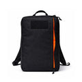Black Recycled Firefighter 24 Hour PLUS Backpack with multiple compartments and padded straps for comfortable carrying.