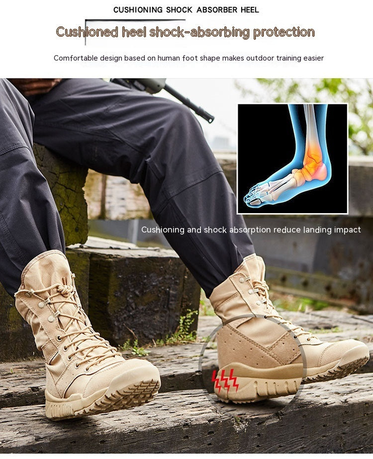 Summer Tactical Desert Combat Boots for Outdoor Climbing and Adventure - OVERLANDERS Outfitter