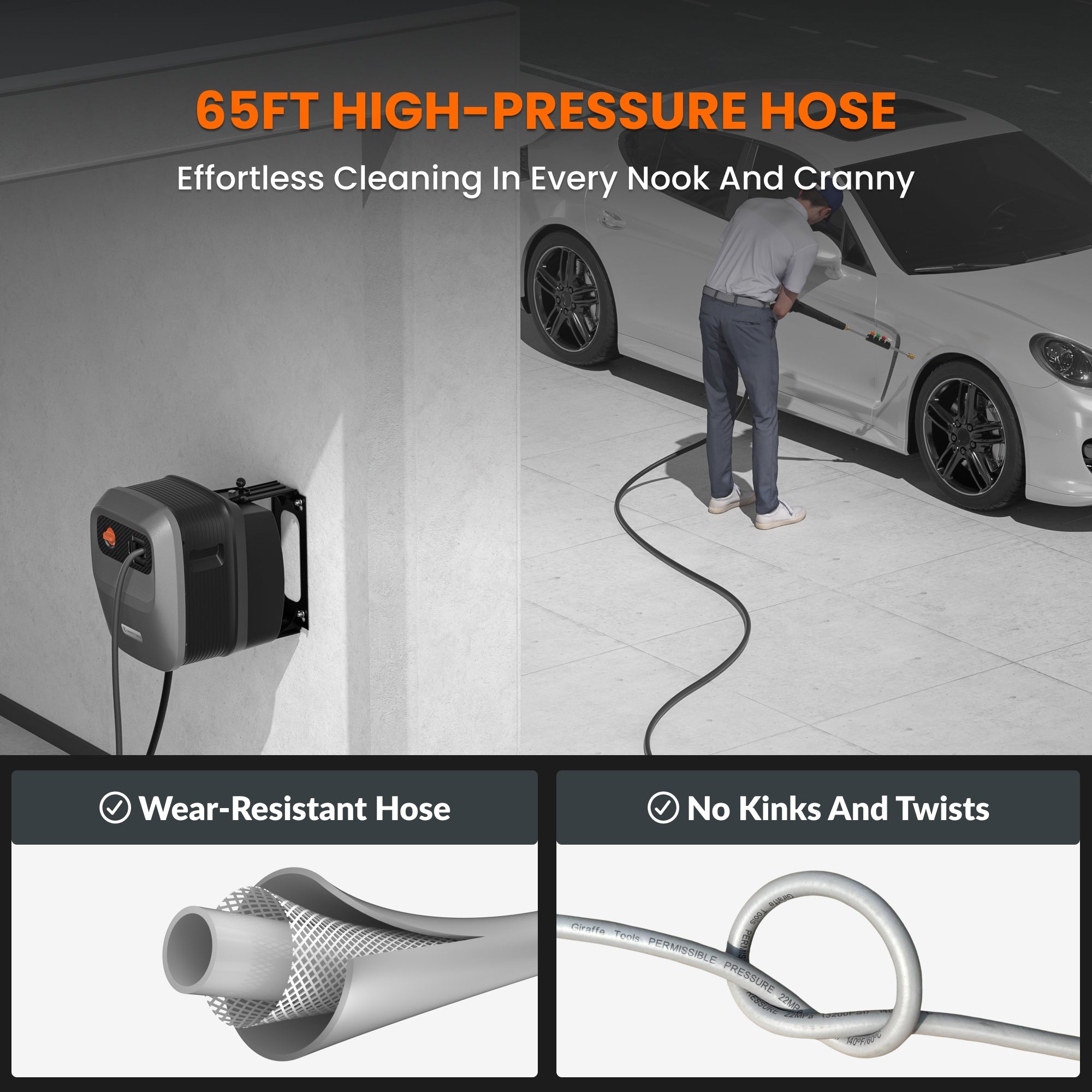 Grandfalls Retractable Pressure Washer G20 - OVERLANDERS Outfitter