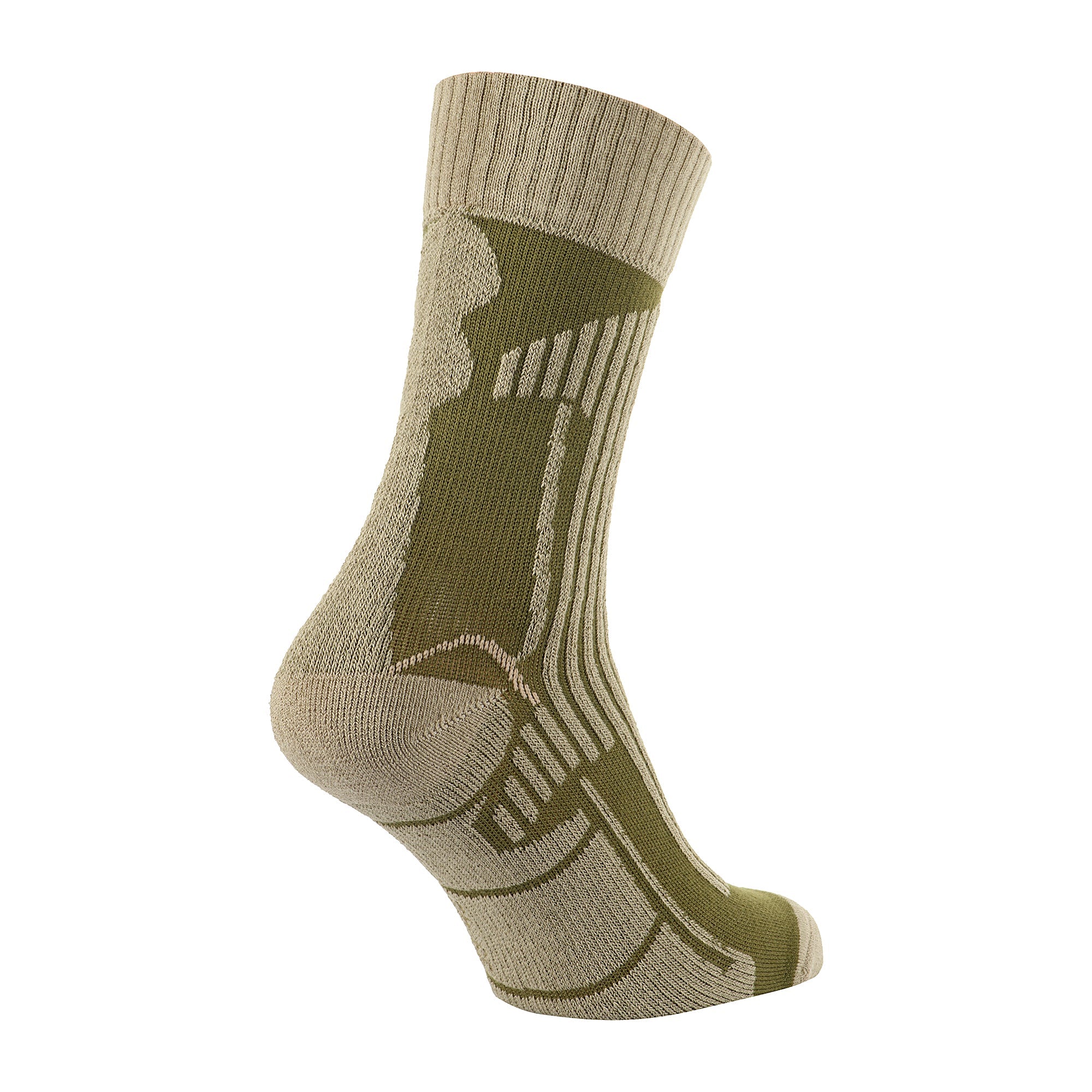 M-Tac high-performance tactical socks in Coolmax material, showcasing texture and fit for outdoor activities.