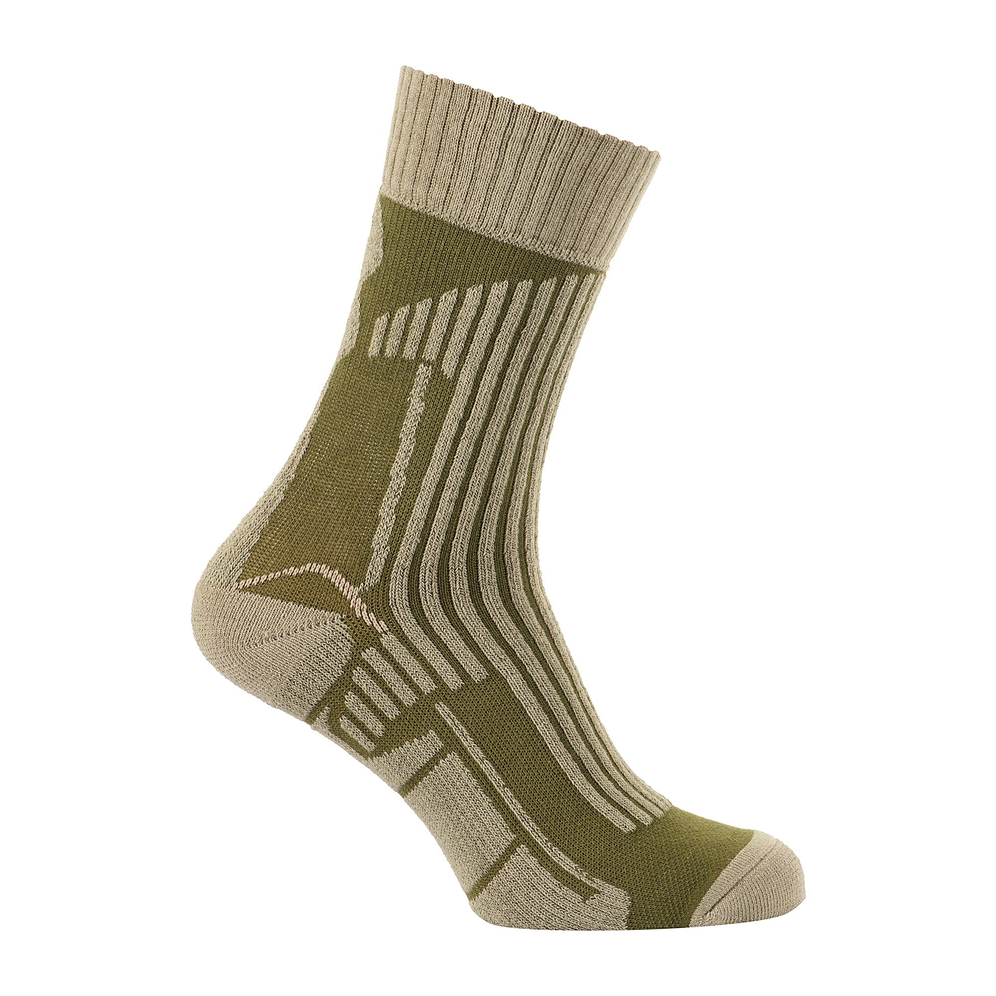 M-Tac Coolmax Socks 75% moisture-wicking fabric in black, featuring reinforced heel and toe for comfort and durability.