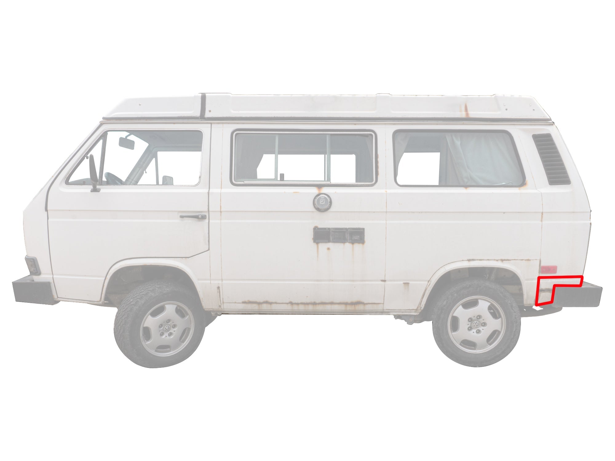 Body Panel - Lower Rear Corner [Vanagon] - OVERLANDERS Outfitter