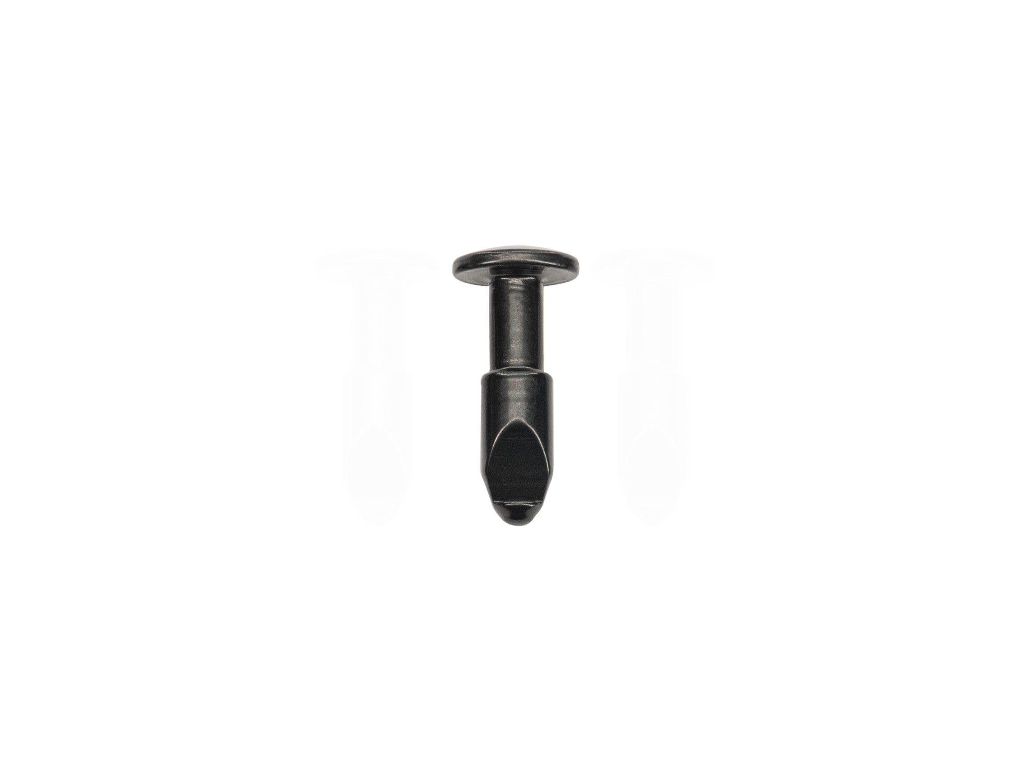 GoWesty Vanagon upper grille pin fastener, close-up of unclassified automotive part for grille attachment.