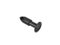 GoWesty Vanagon upper grille pin fastener showing close-up of metal clip used for securing grille components.
