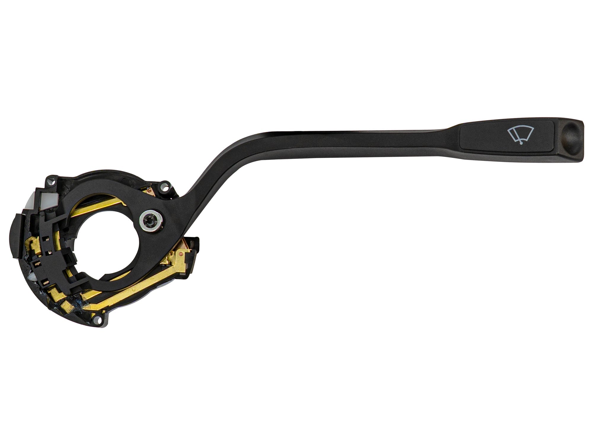 GoWesty Vanagon wiper/washer switch, unclassified, with black plastic toggle and mounting hardware for vehicle control.