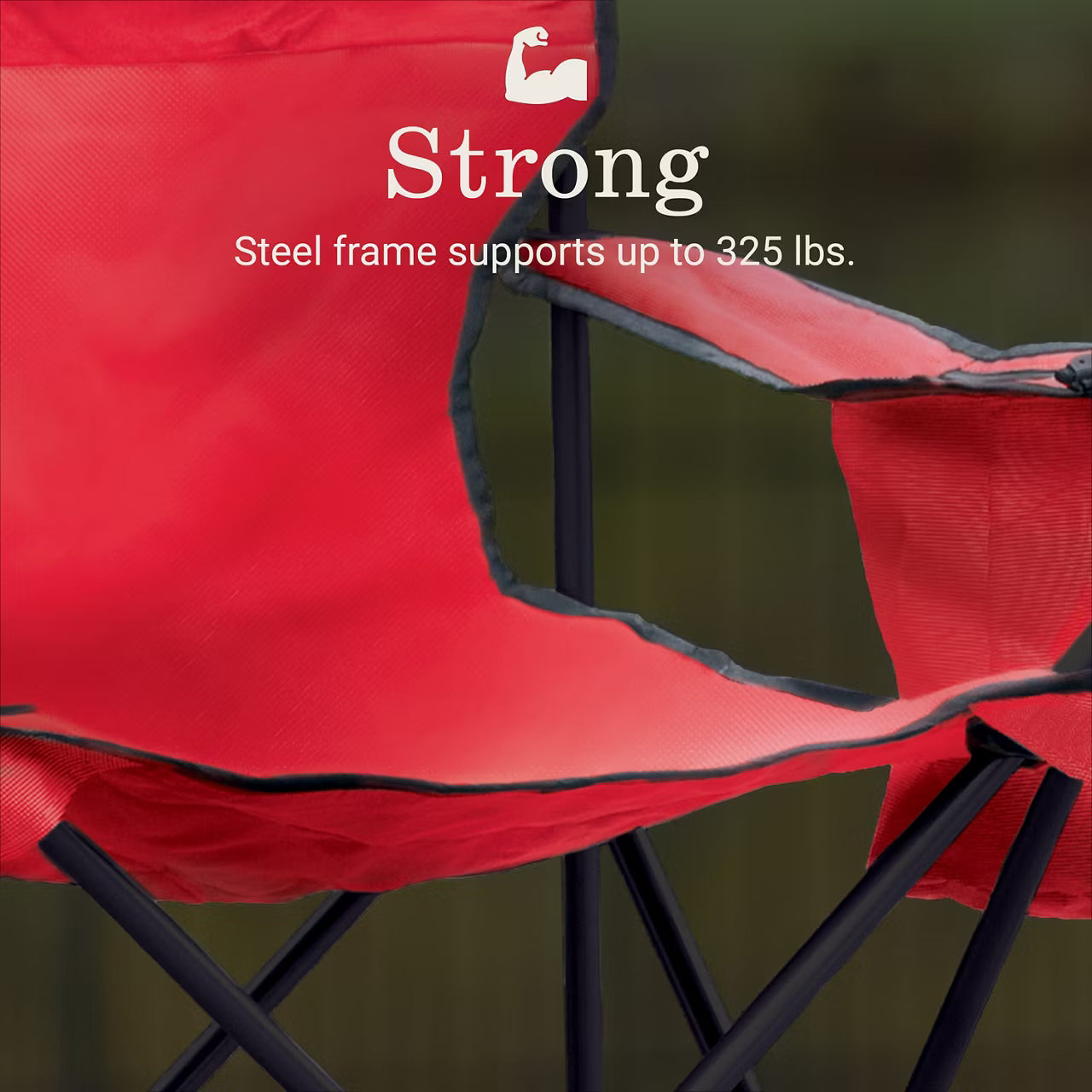 Coleman Cooler Quad Chair - Red - OVERLANDERS Outfitter