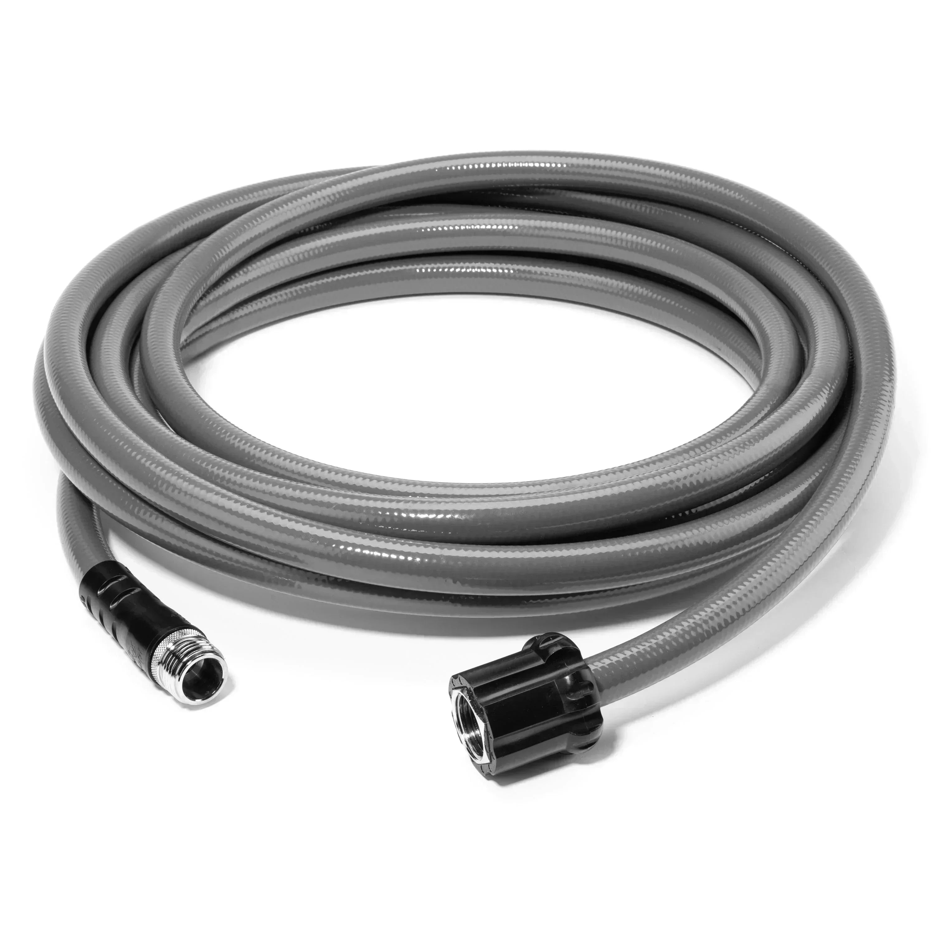 Green Vista Living Clearsource RV Water Hose, 25 ft, durable outdoor water filter hose coiled for RV plumbing use.