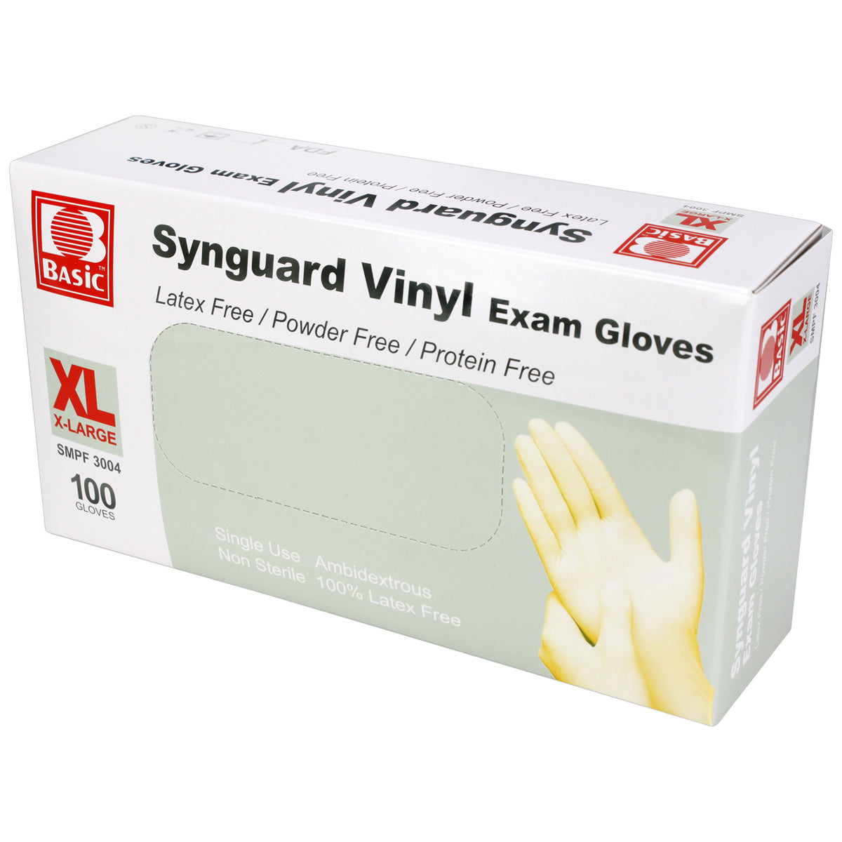 Powder Free Vinyl Exam Gloves - Extra Large, 100/Bx - OVERLANDERS Outfitter
