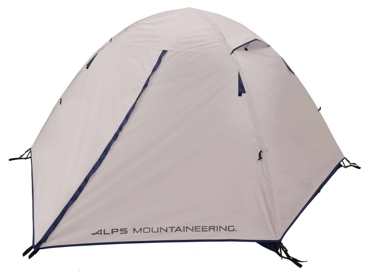 Backcountry Sportsman ALPS Mountaineering Lynx 2 ground tent set up outdoors on grassy terrain, showcasing its durable waterproof design.