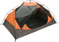 Backcountry Sportsman Chaos 2-person ground tent set up outdoors, showing its durable fabric and compact design for camping.