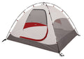 Backcountry Sportsman ALPS Mountaineering Meramac 4-person outfitter ground tent set up outdoors, with rainfly and mesh windows.