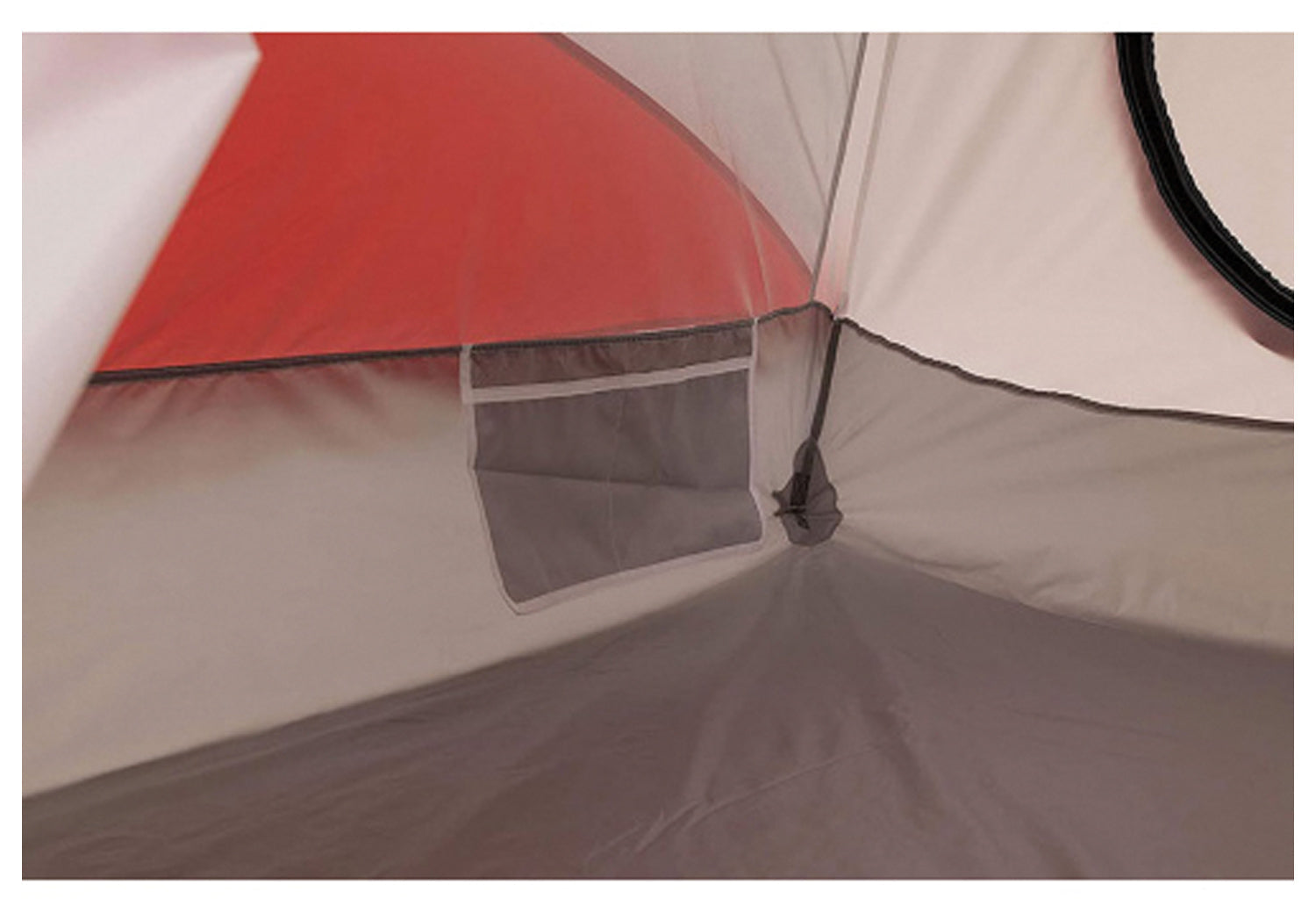 Backcountry Sportsman Alps Mountaineering Meramac 4-person outfitter ground tent set up outdoors with rainfly and mesh windows.