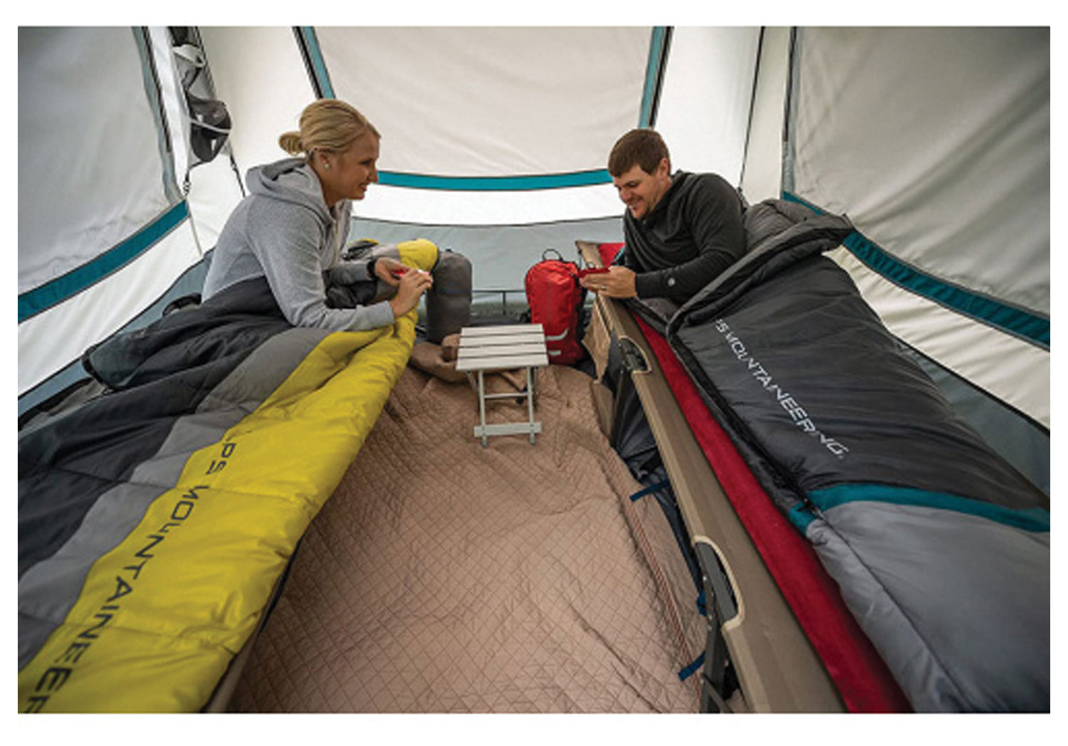Backcountry Sportsman Blaze +20 Regular sleeping bag shown, insulated outdoor sleeping bag ideal for camping and cold weather.
