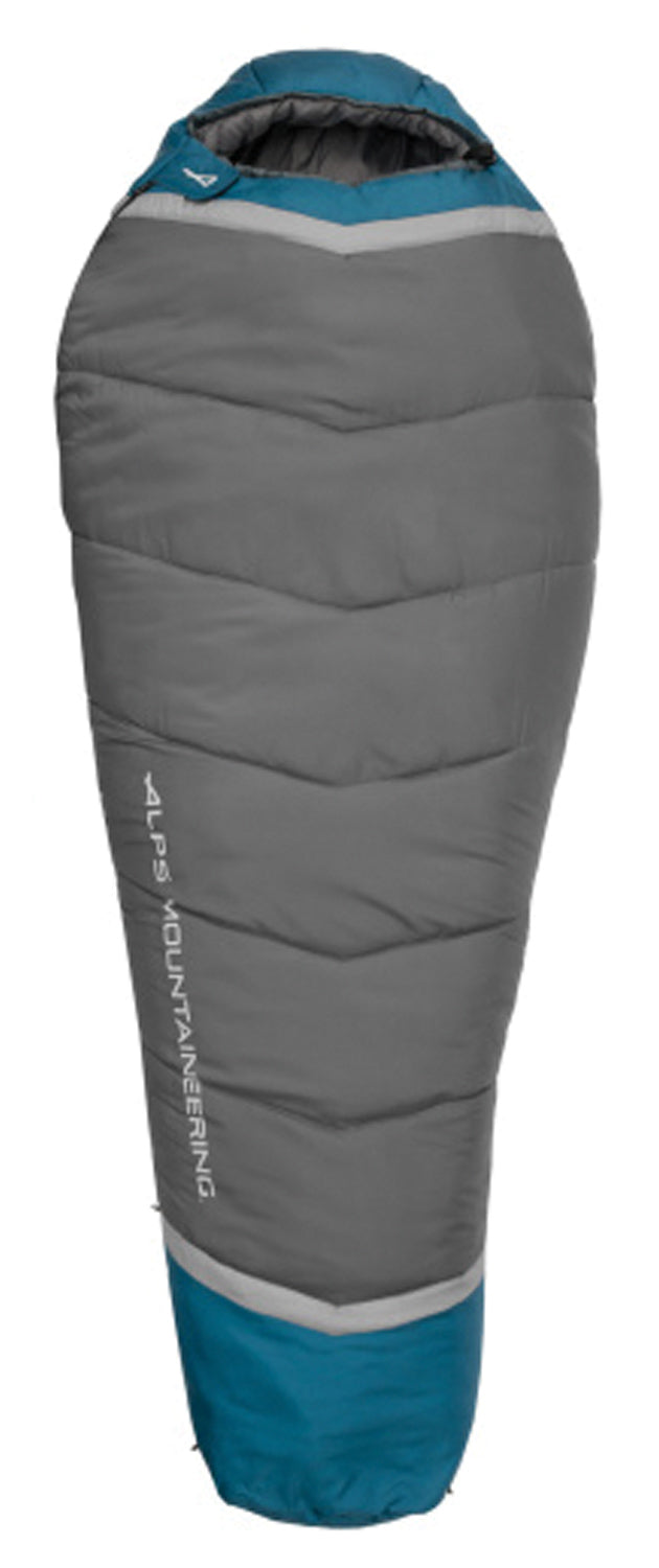 Backcountry Sportsman Blaze 0 Regular sleeping bag, insulated and designed for cold weather camping, shown laid out on a sleeping pad.