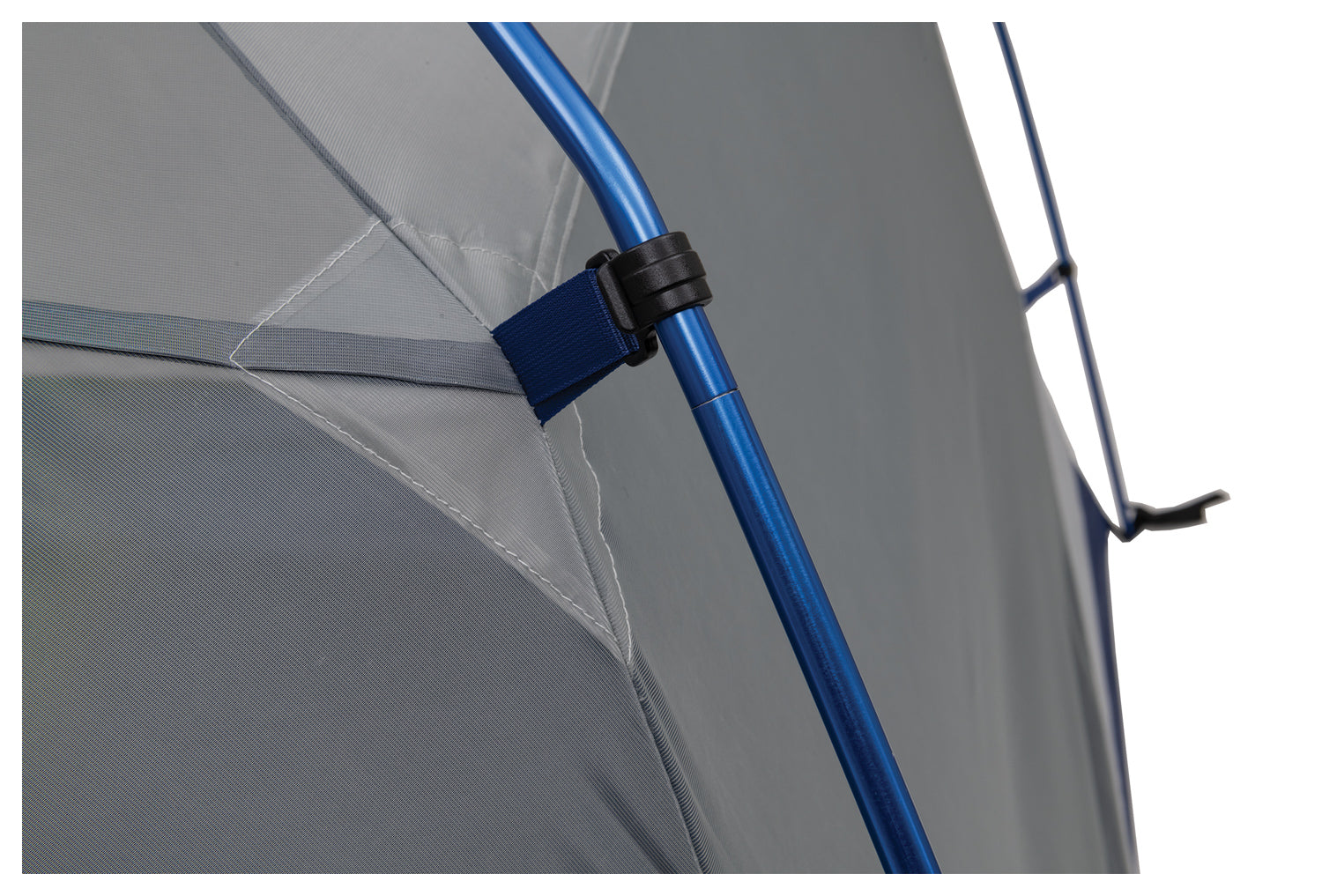 Backcountry Sportsman Acro PO Lis 4-person ground tent set up outdoors with rainfly and mesh windows for camping.