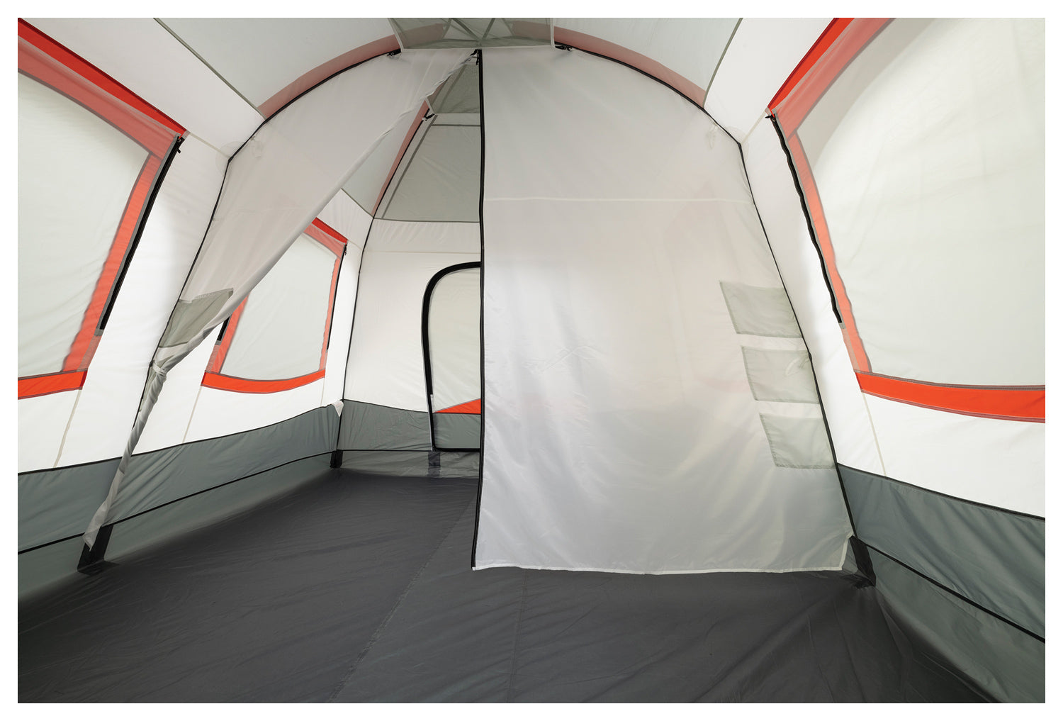 Backcountry Sportsman Camp Creek Two Room Tent set up outdoors, showcasing its spacious ground tent design with dual rooms.