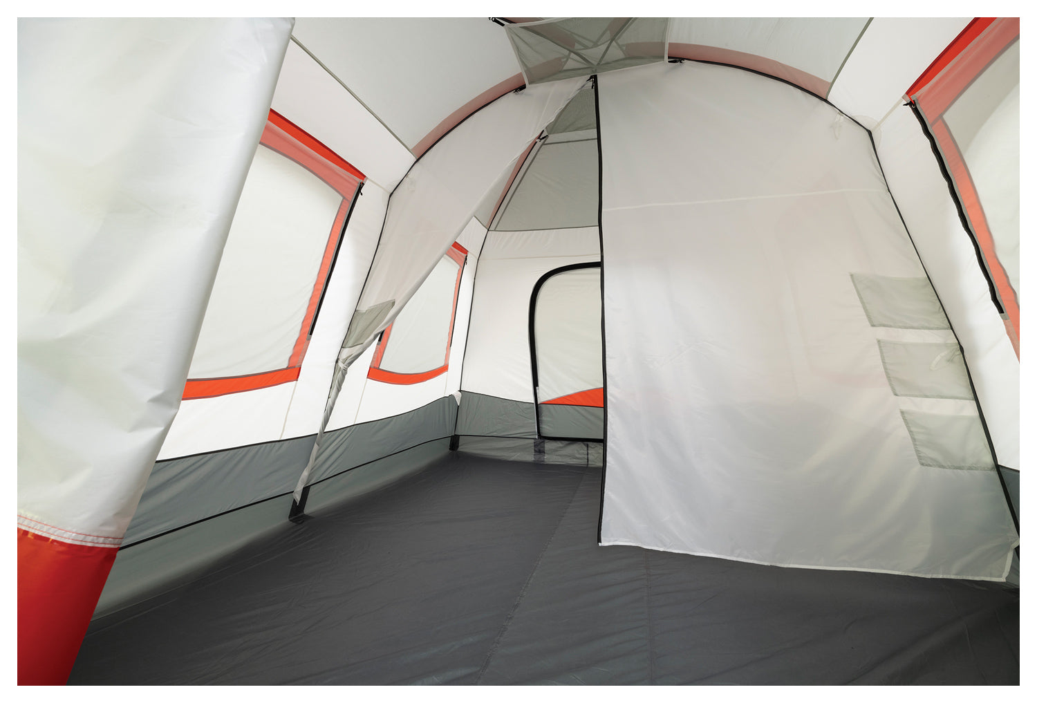 Backcountry Sportsman Camp Creek Two Room Tent set up outdoors, showcasing its spacious ground tent design and two-room layout.