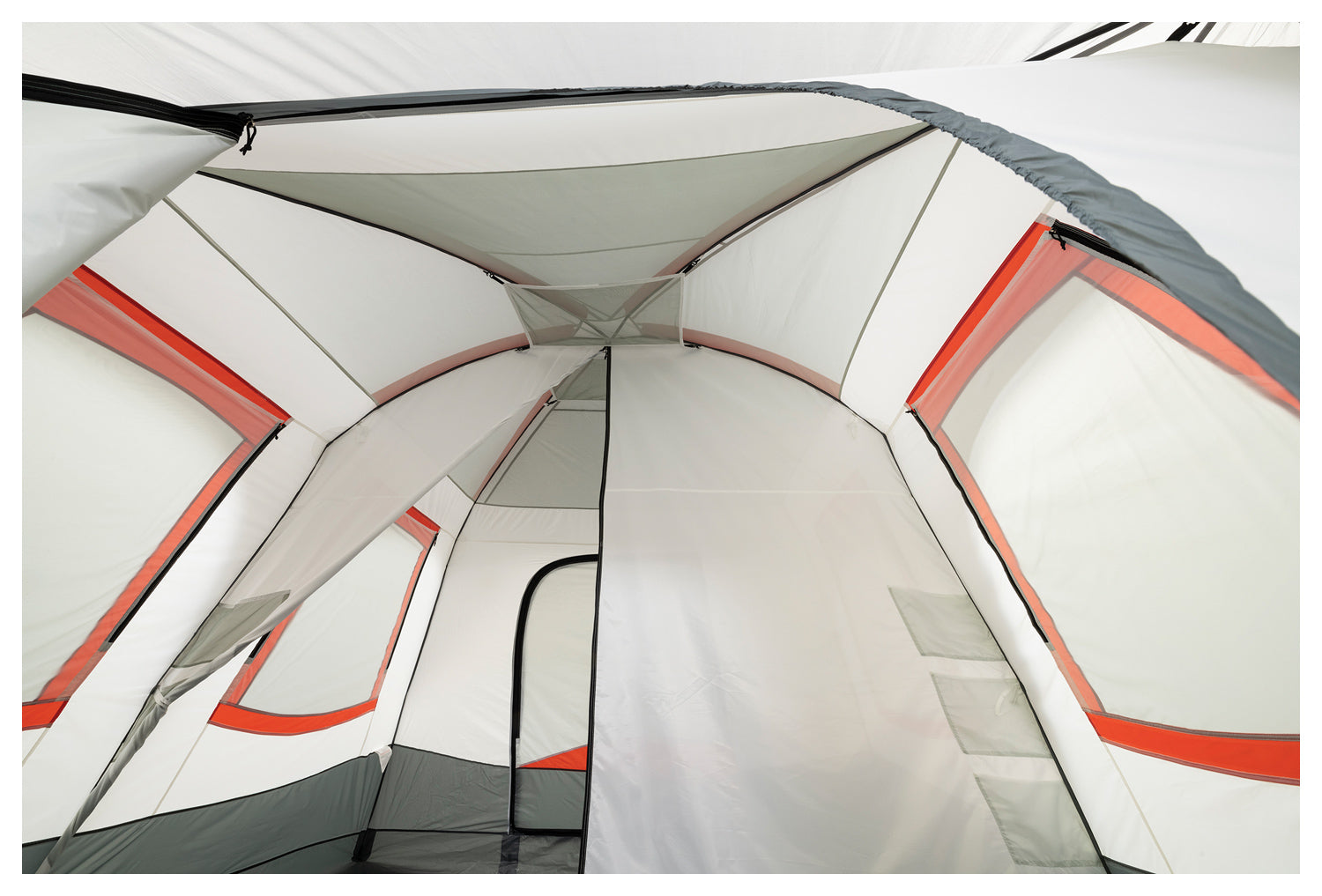 Backcountry Sportsman Camp Creek Two Room Tent set up outdoors, showcasing its spacious design and durable ground tent features.
