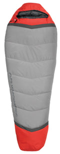 Backcountry Sportsman Alps Zenith +30 sleeping bag laid out, showing its insulated, lightweight design ideal for camping in cold weather.